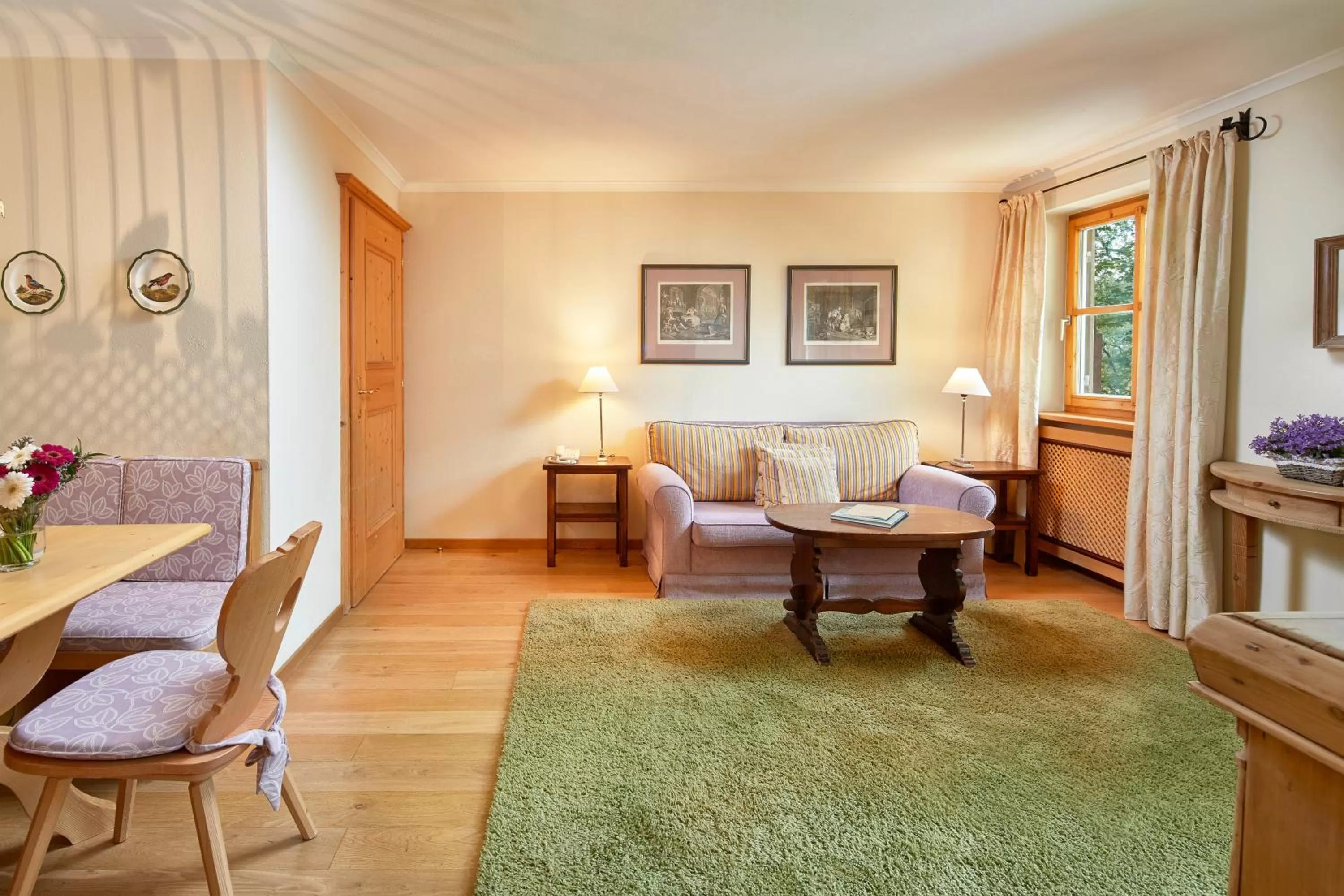 Living room in Landsitz Römerhof - Hotel Apartments