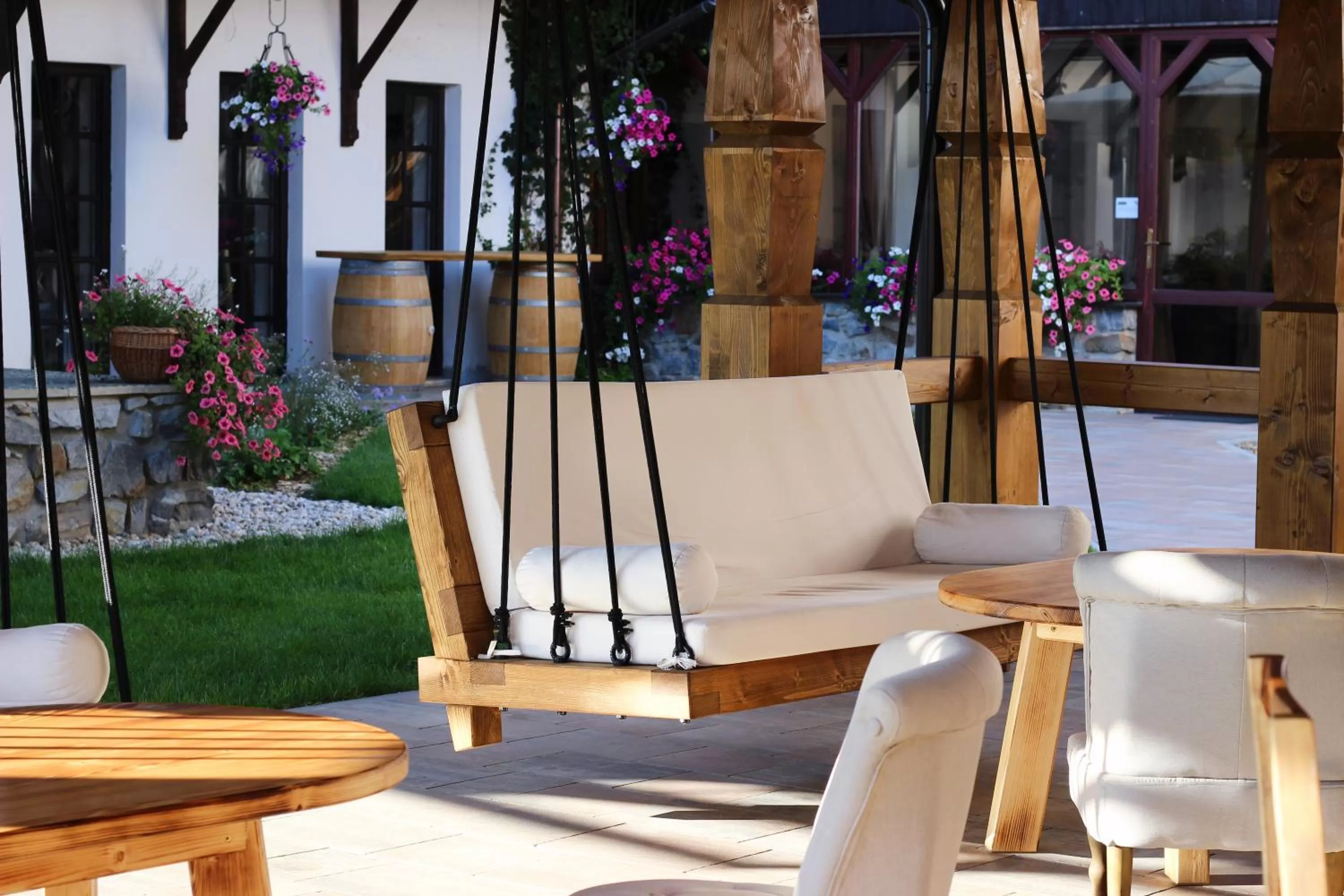 Patio in Resort Mlýn Černovice