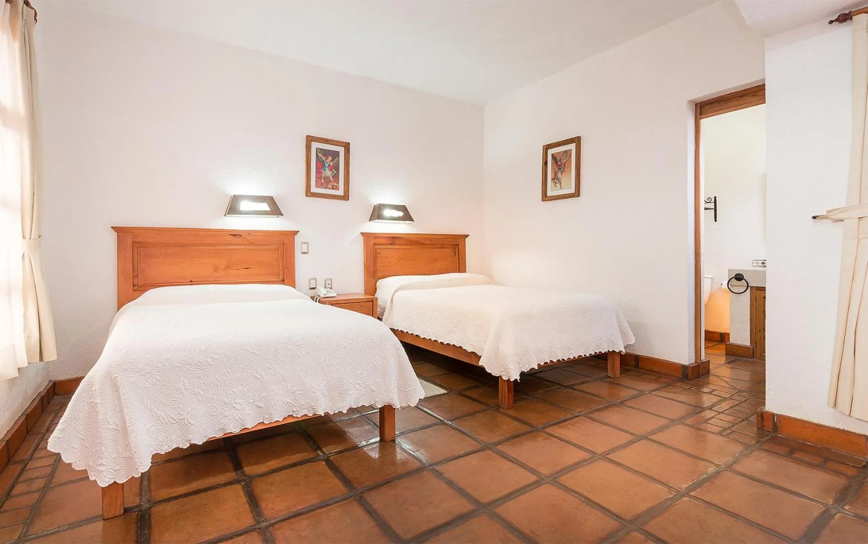 Bedroom, Bed in Hotel Refugio del Angel