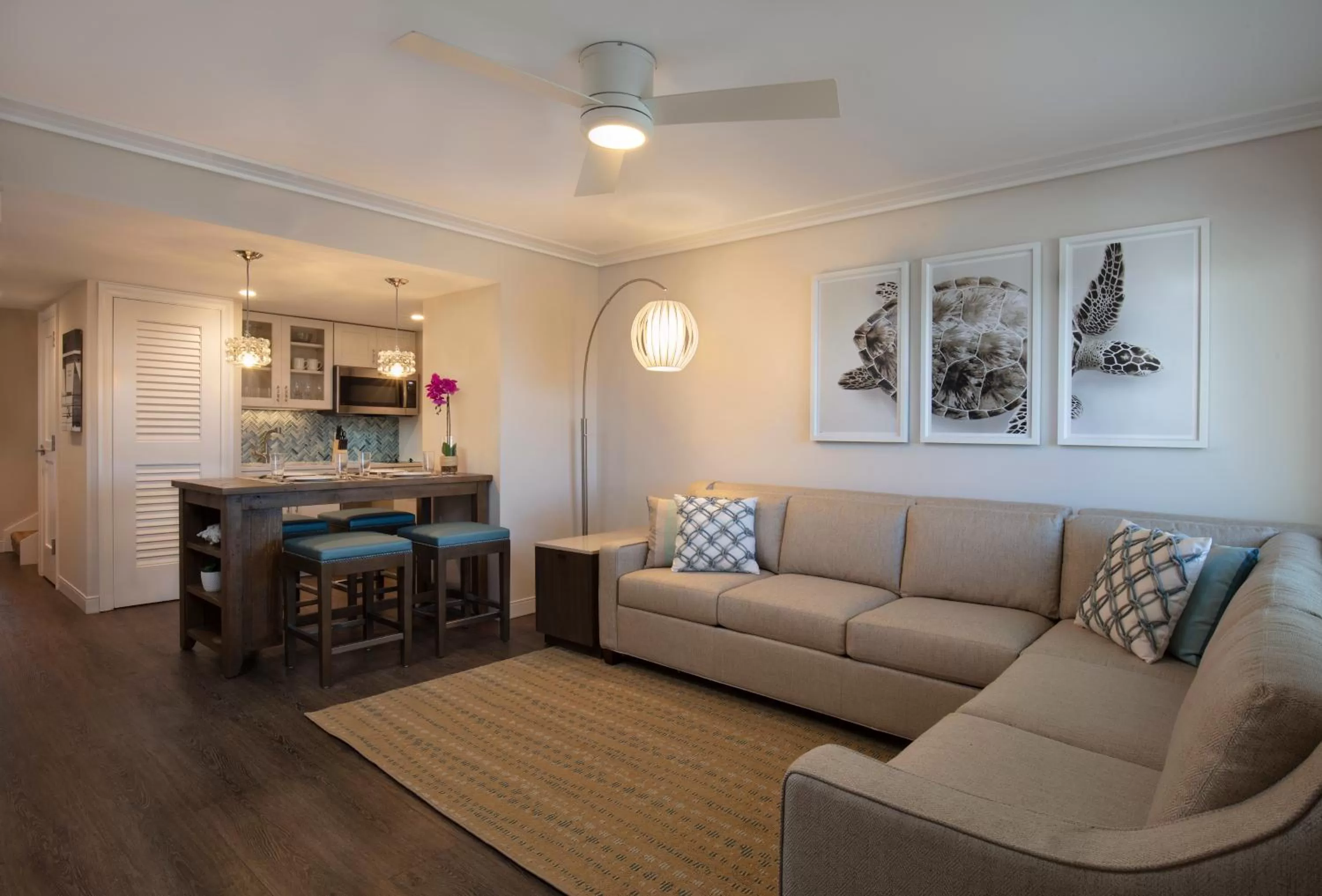 Living room in The Laureate Key West