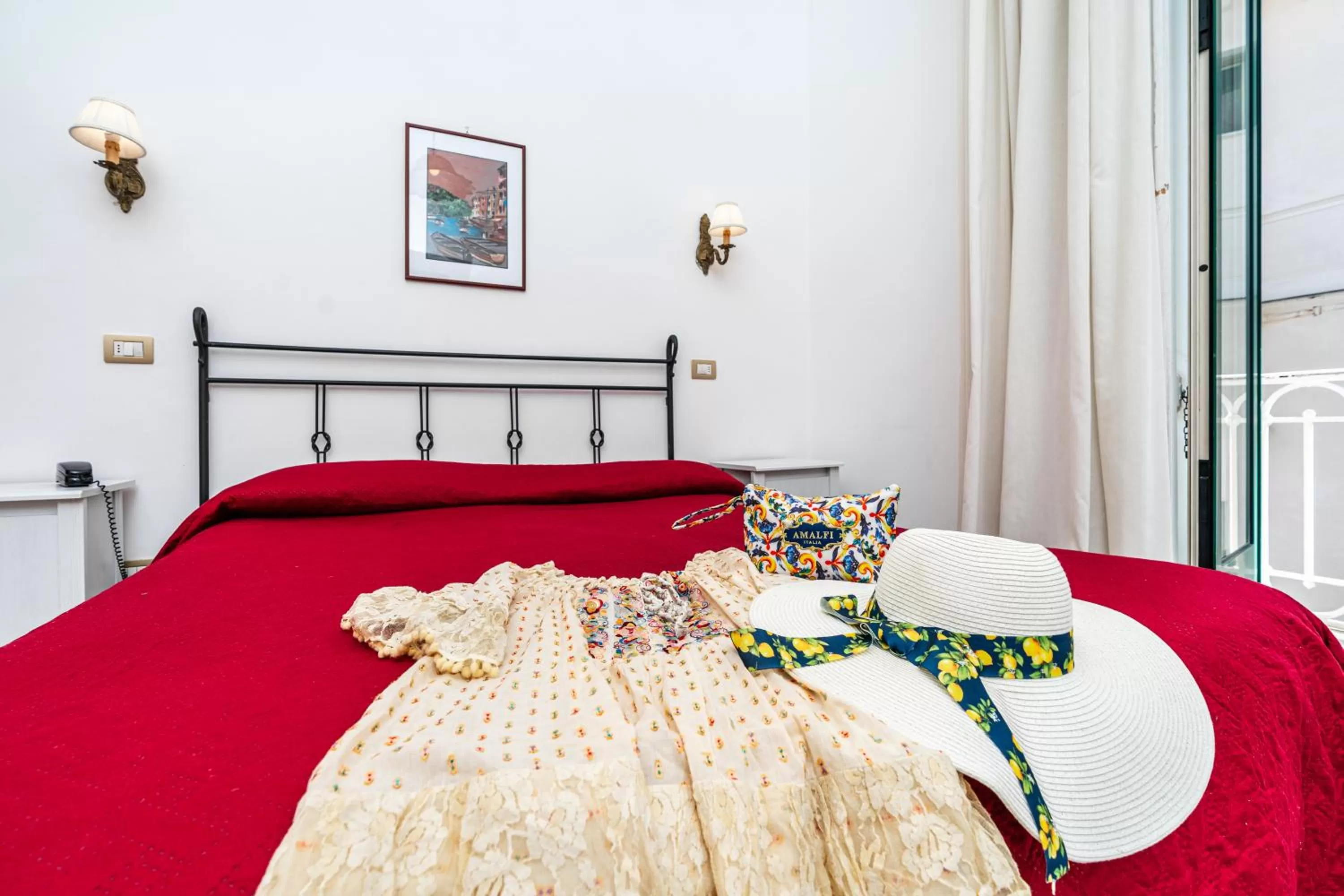 Bed in Hotel Fontana