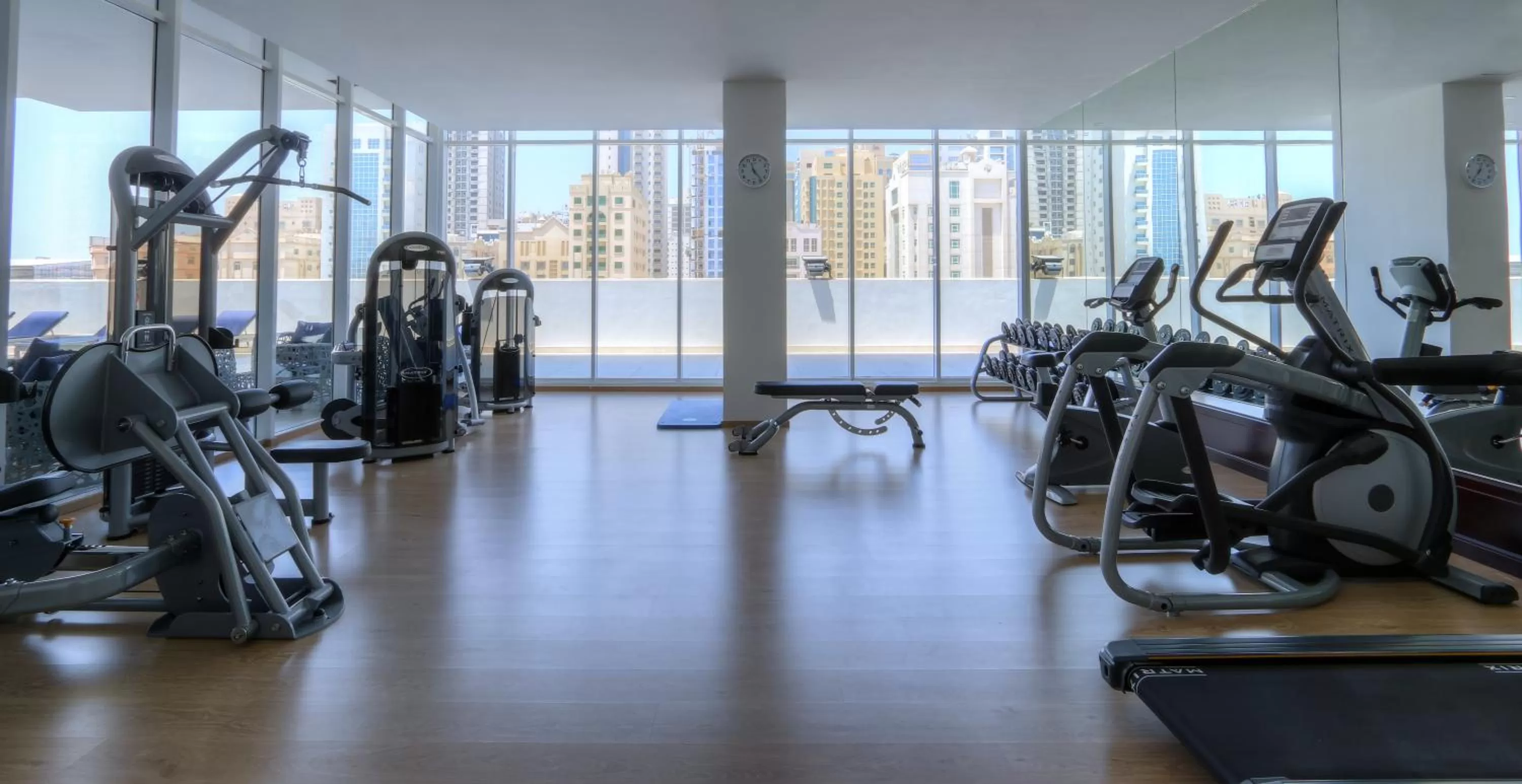 Fitness centre/facilities in Premier Hotel