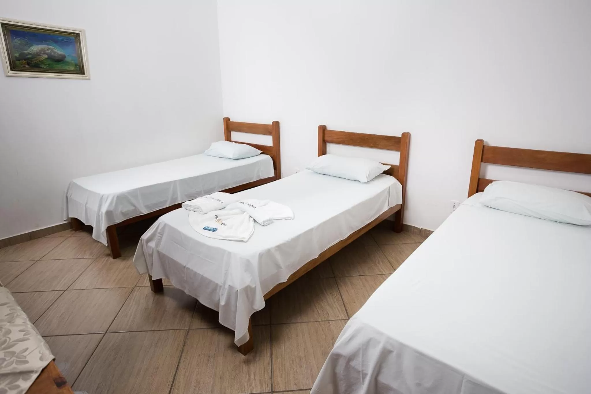 Bed in Hotel Portela III - Aprox 600m do Thermas dos Laranjais e Hot Beach