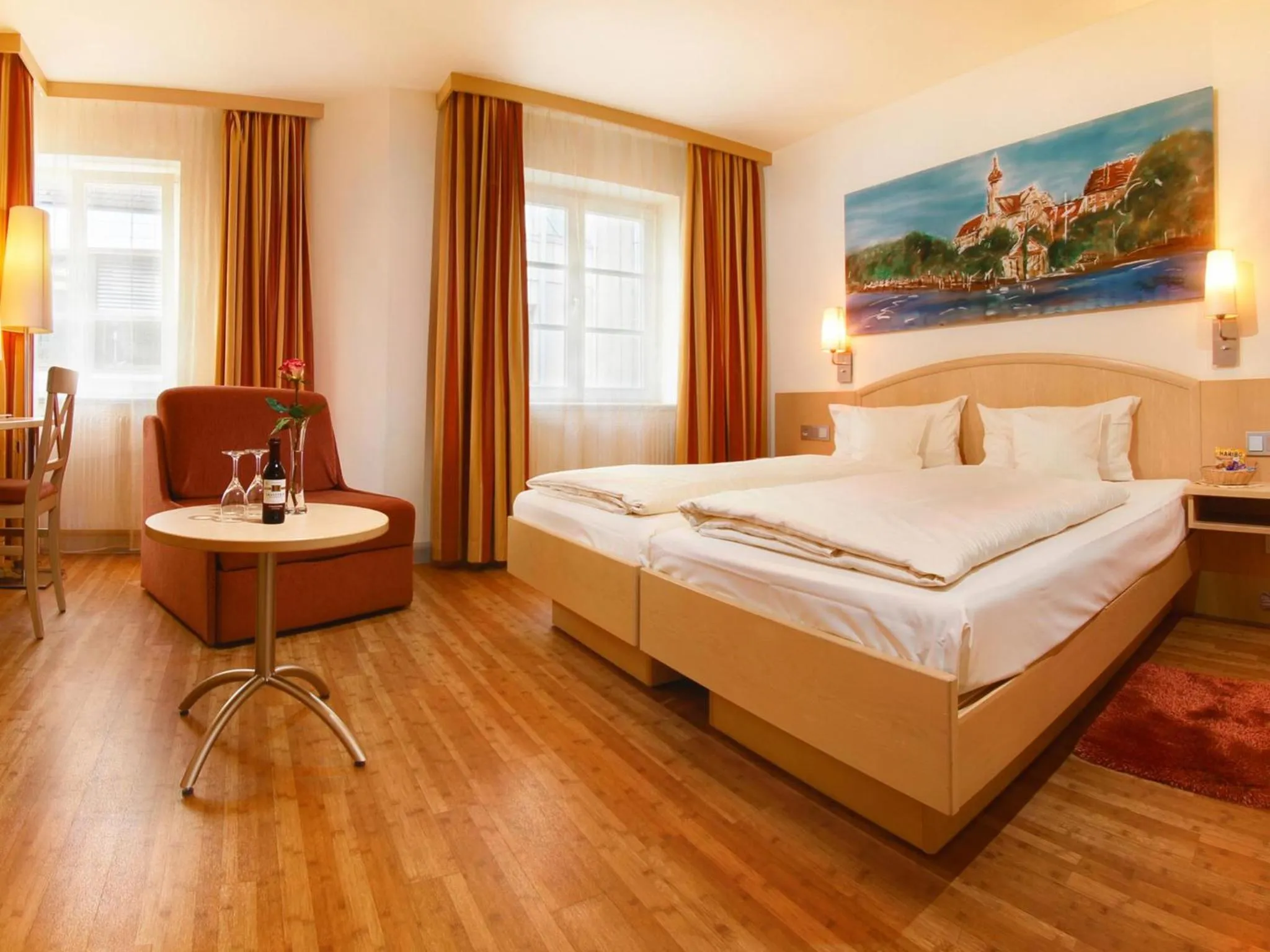 Photo of the whole room, Bed in Hotel Gasthof zum Ochsen