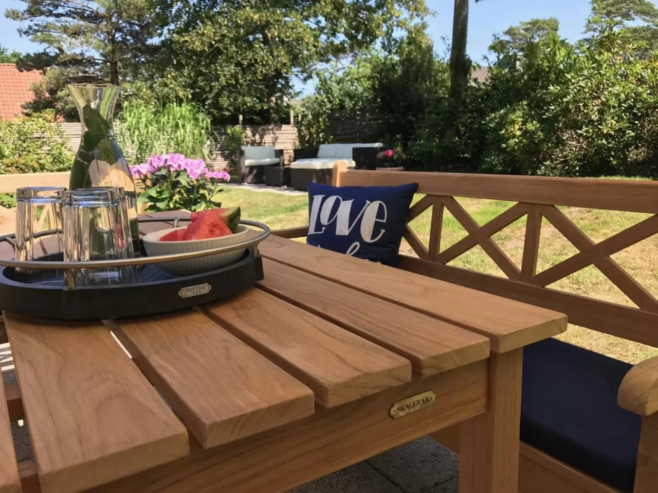 Patio in Trouville Bed & Breakfast