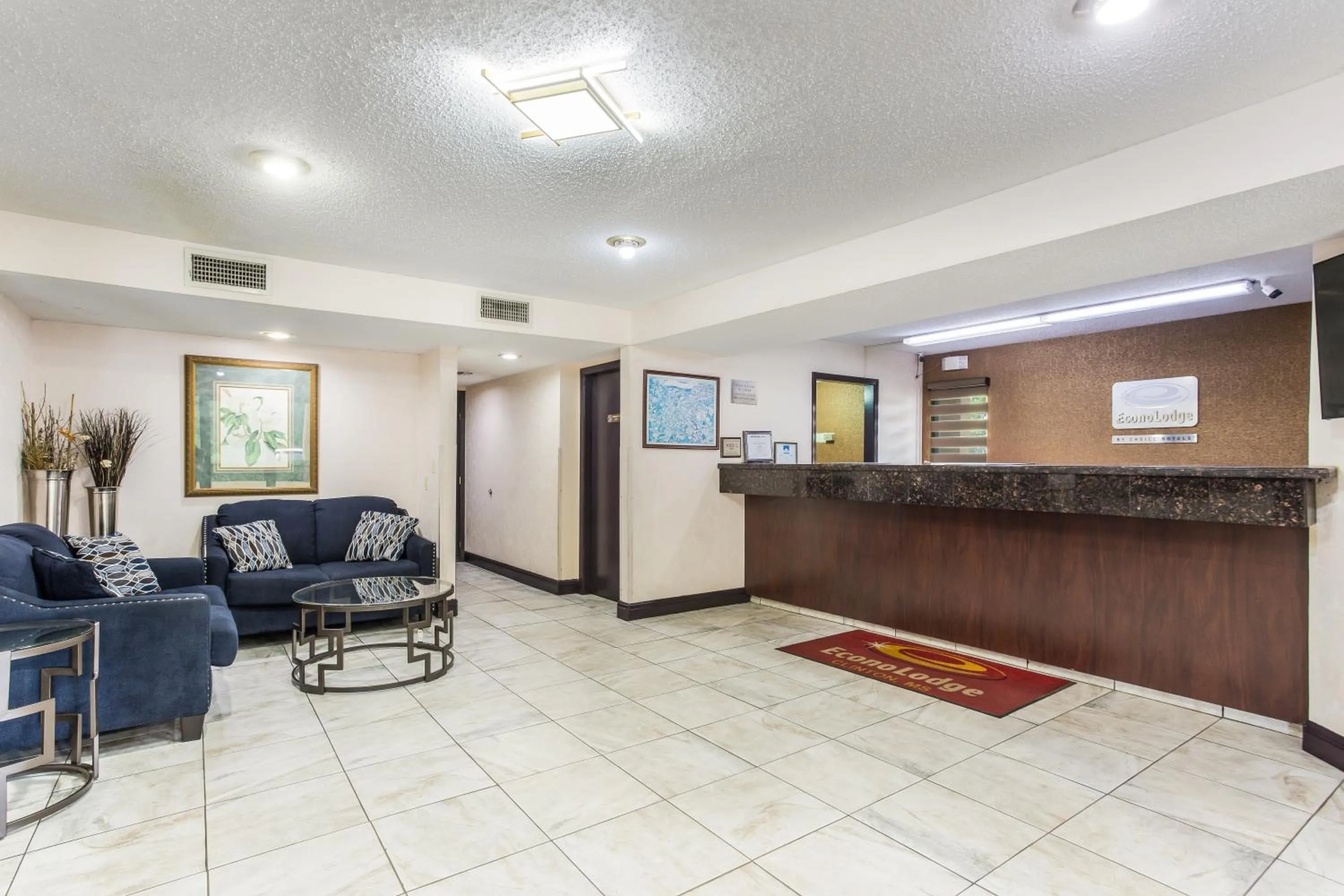 Lobby or reception, Lobby/Reception in econo lodge