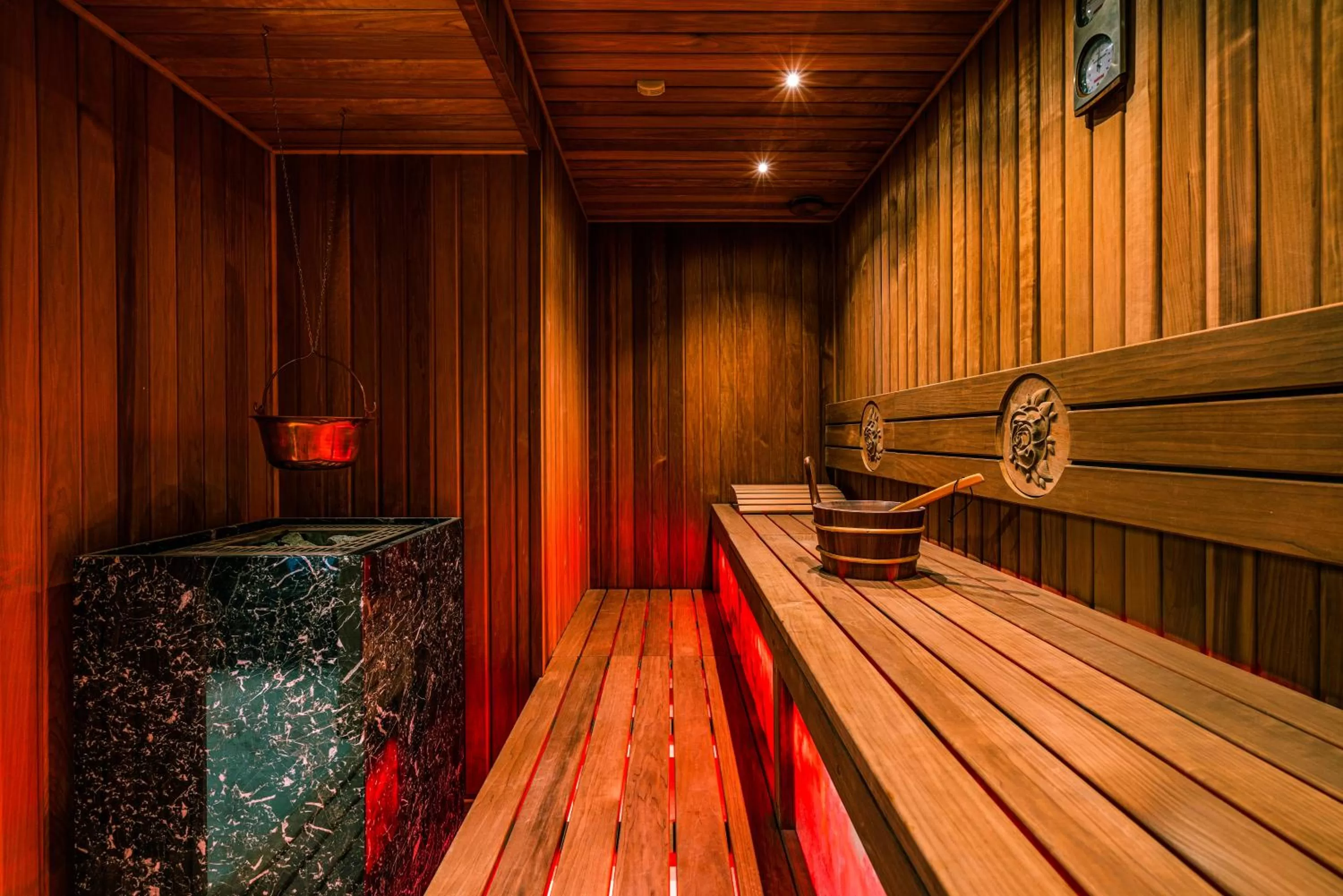 Sauna in Hotel Ferreus Modern Art Deco