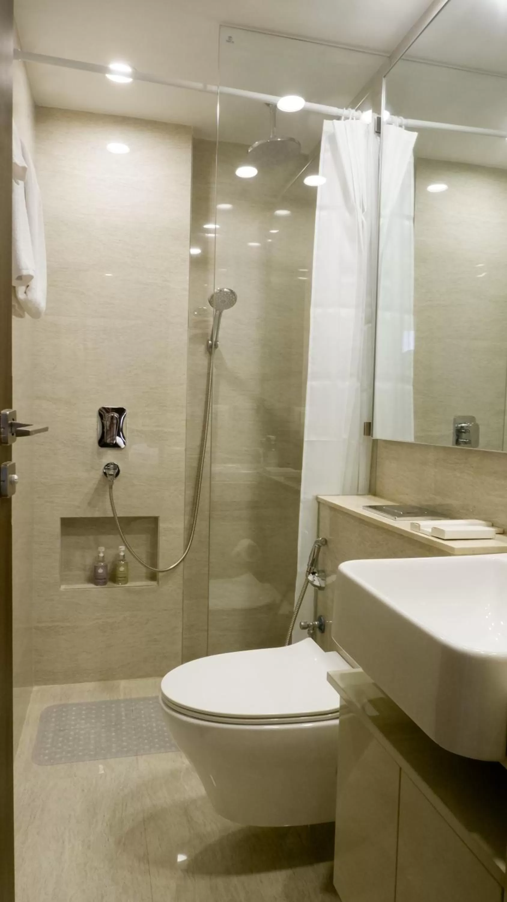Shower in RELOhomes Serviced Apartment