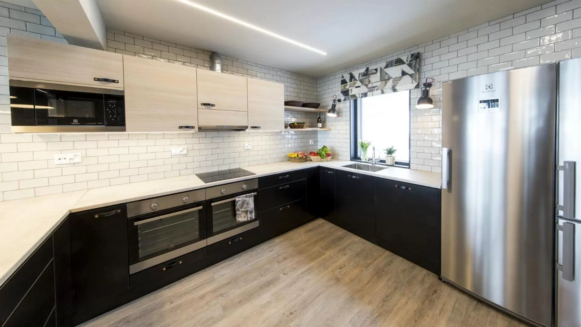 Kitchen or kitchenette in Santalahti Resort Cottages & Villas