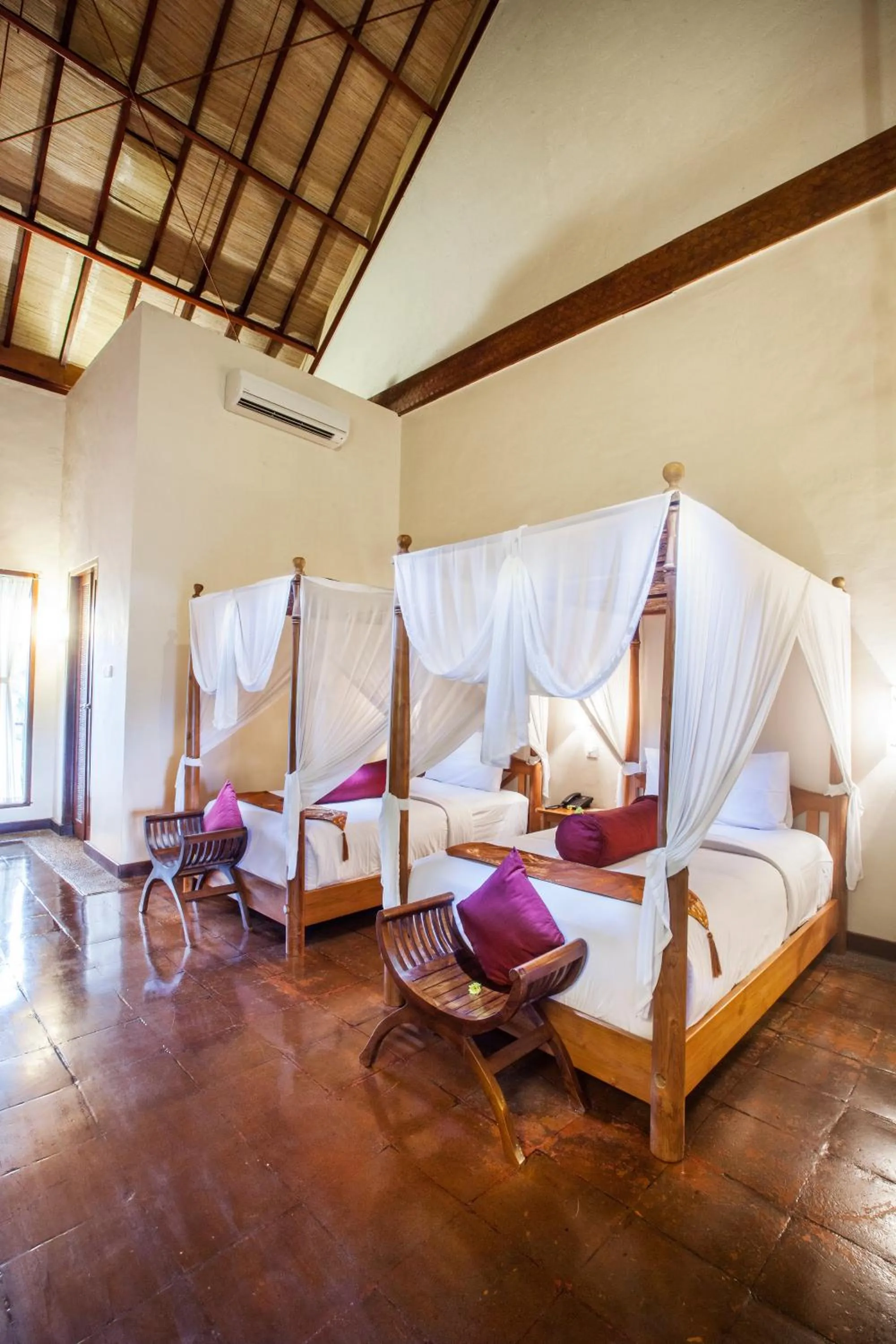 Bedroom in Junjungan Ubud Hotel and Spa