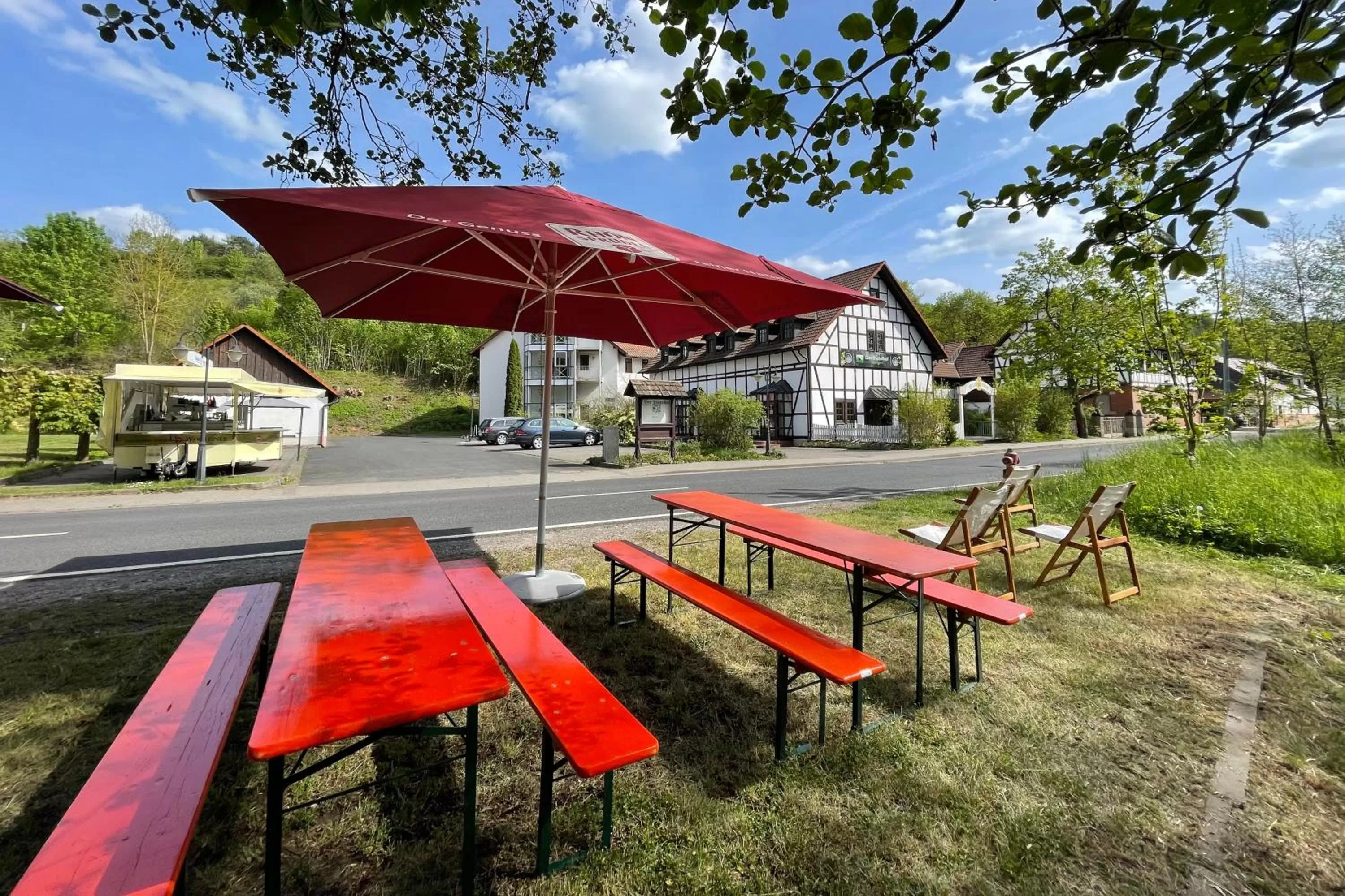 Area and facilities in Landhotel Der Distelhof mit Scheunencafé