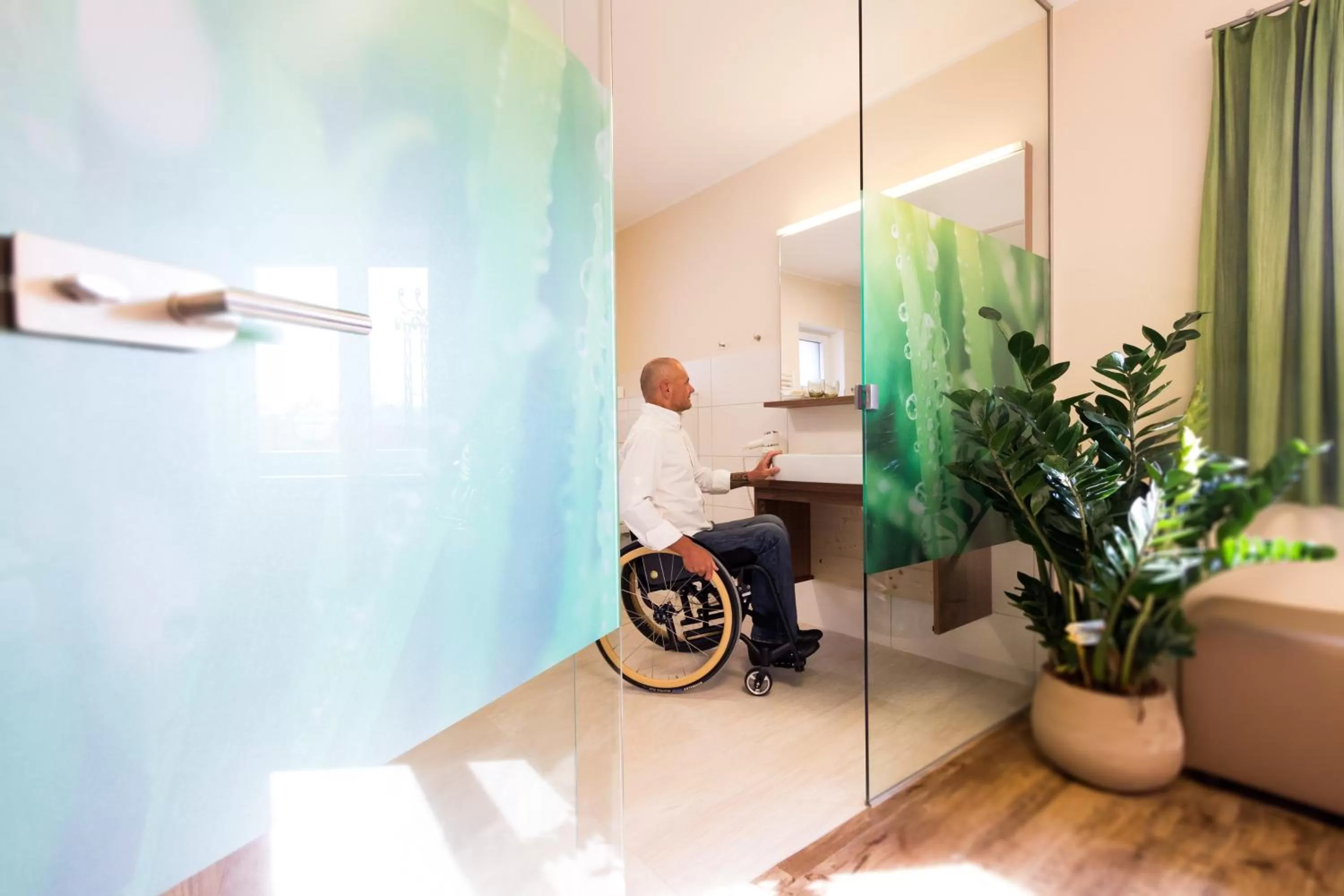 Bathroom in Hotel Aichingerwirt