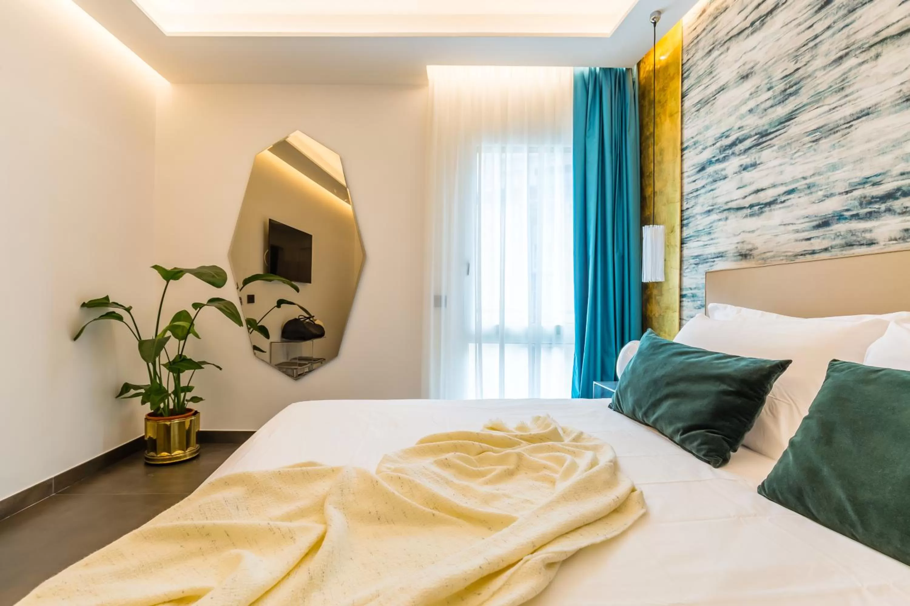 Bed in Dei Martiri Suite