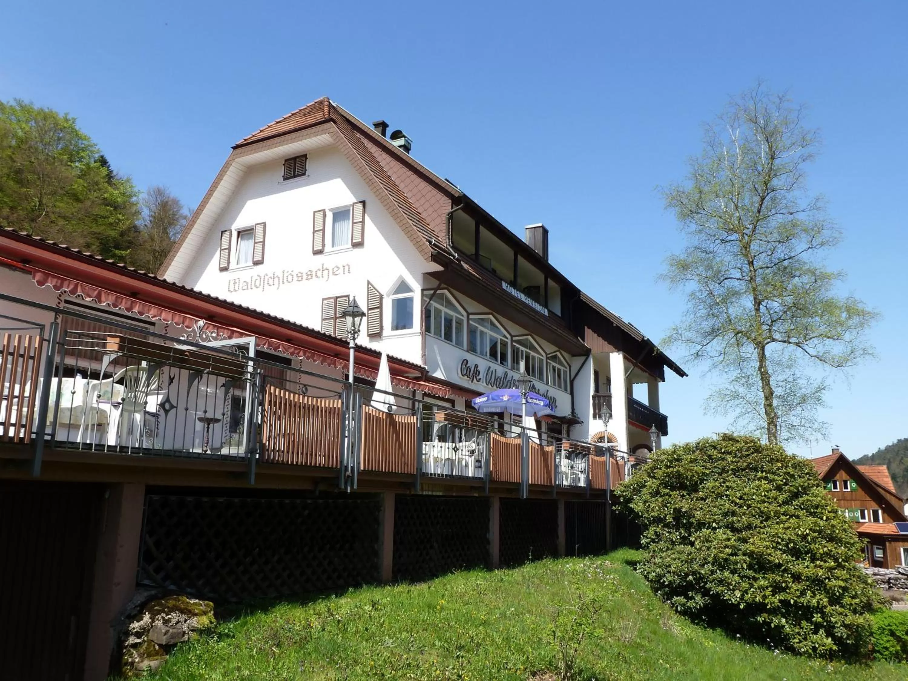 Facade/entrance in Waldschlösschen