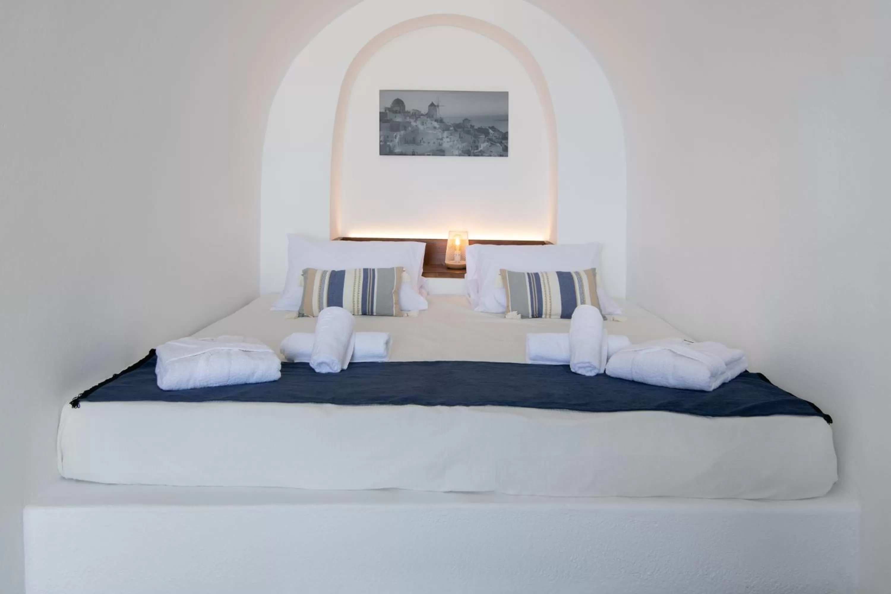 Bed in DELION VIEW HOTEL