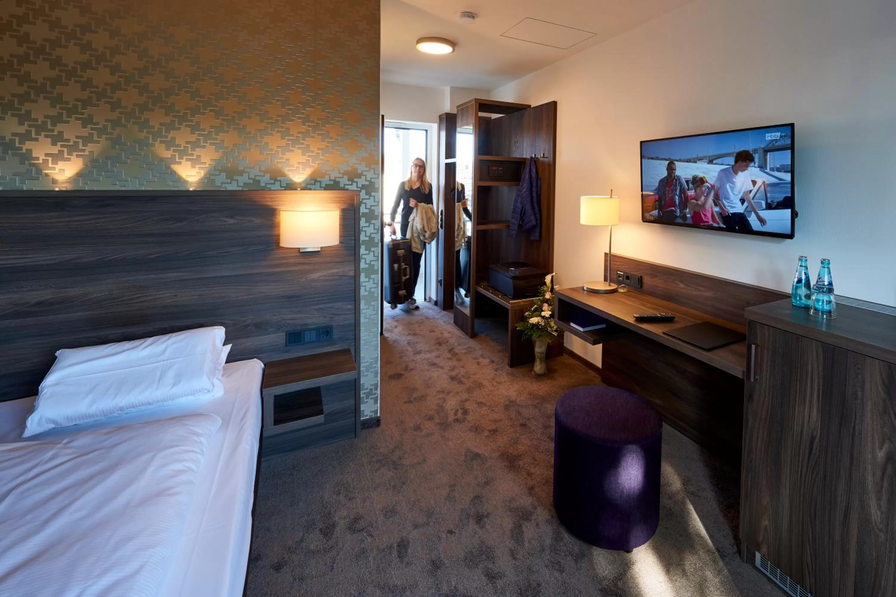 Bed in Hotel Mühlenhof Lollar