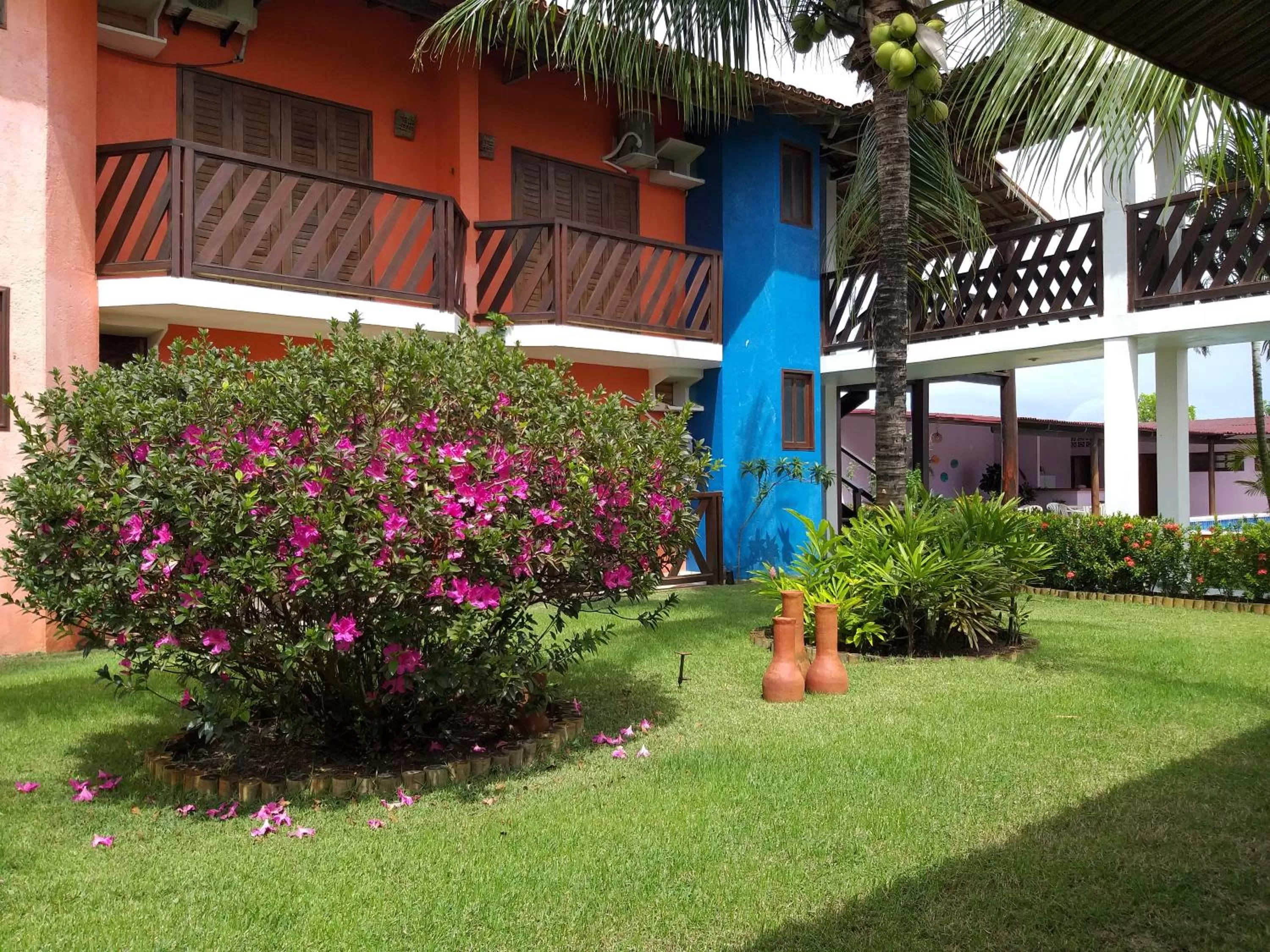 Balcony/Terrace in Pousada Coral de Fogo