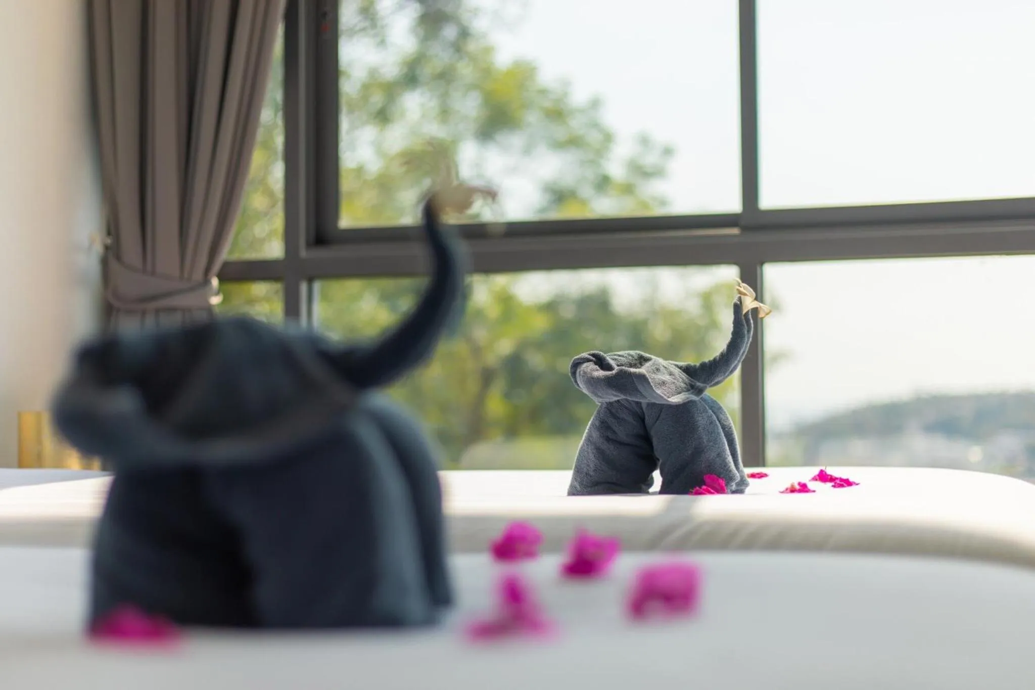 Bedroom in Baan Saint-Tropez Seaview Villas Kata Beach