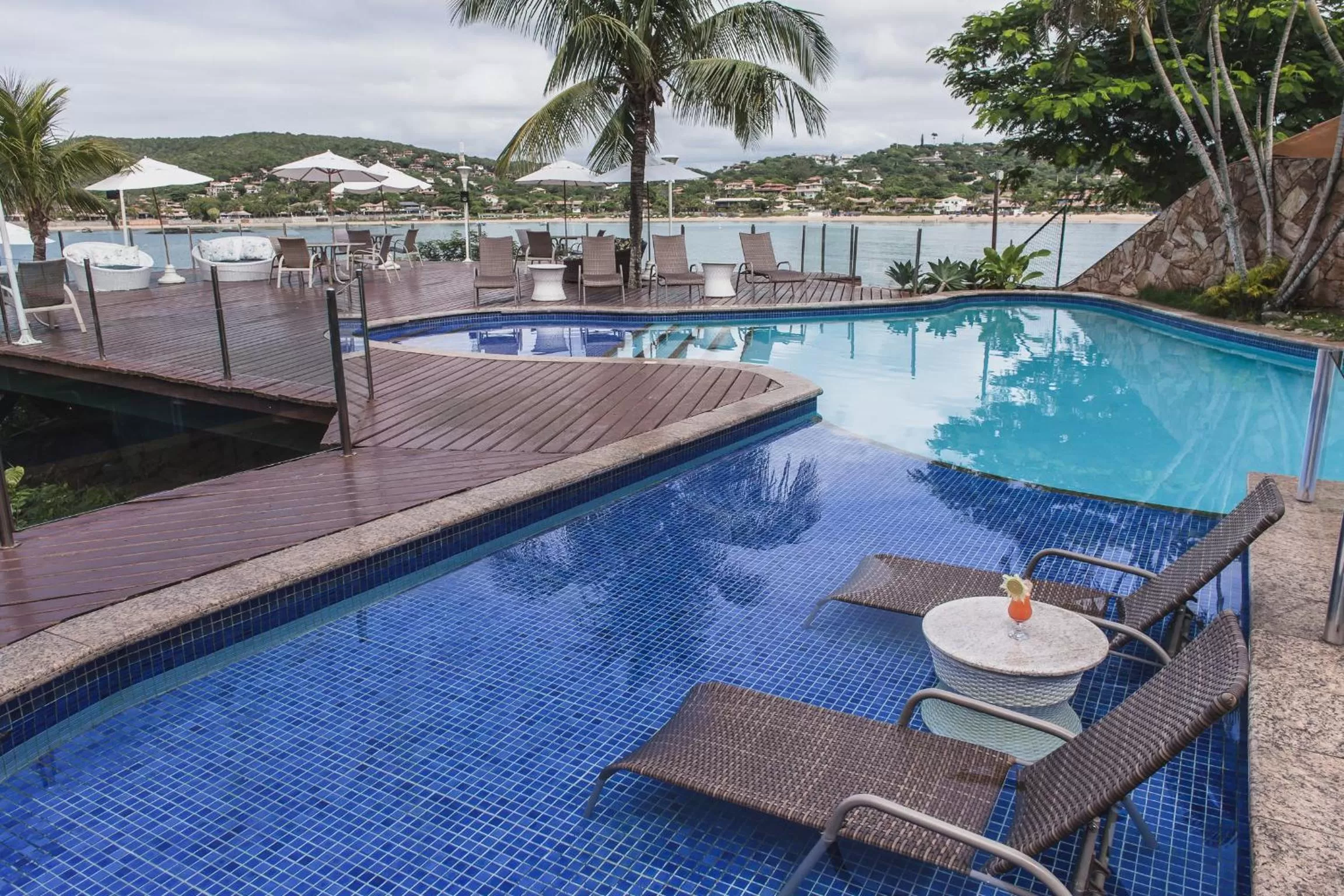 Pool view in Hotel Ferradura Private