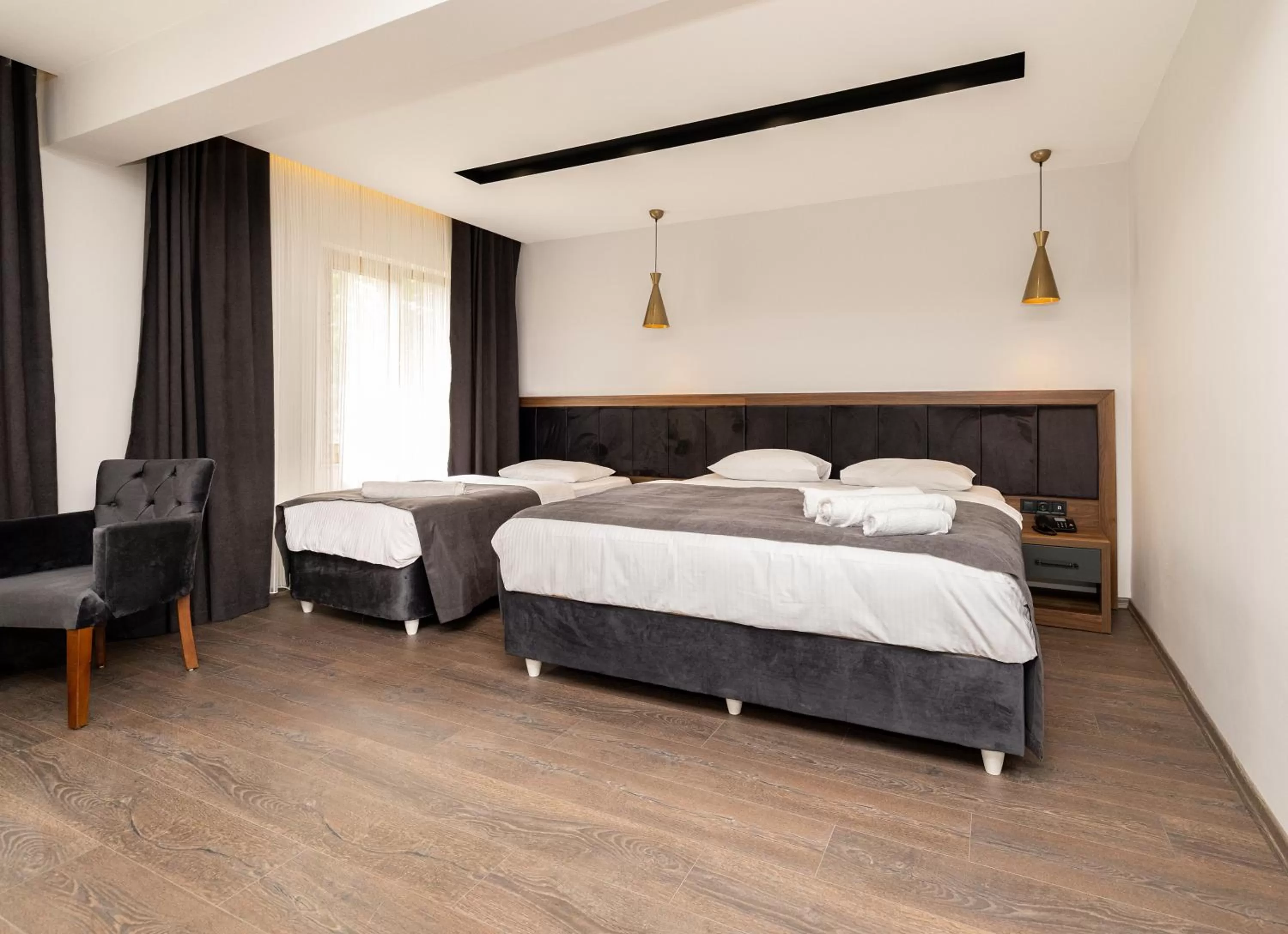 Bed in Türkler Suite Hotel