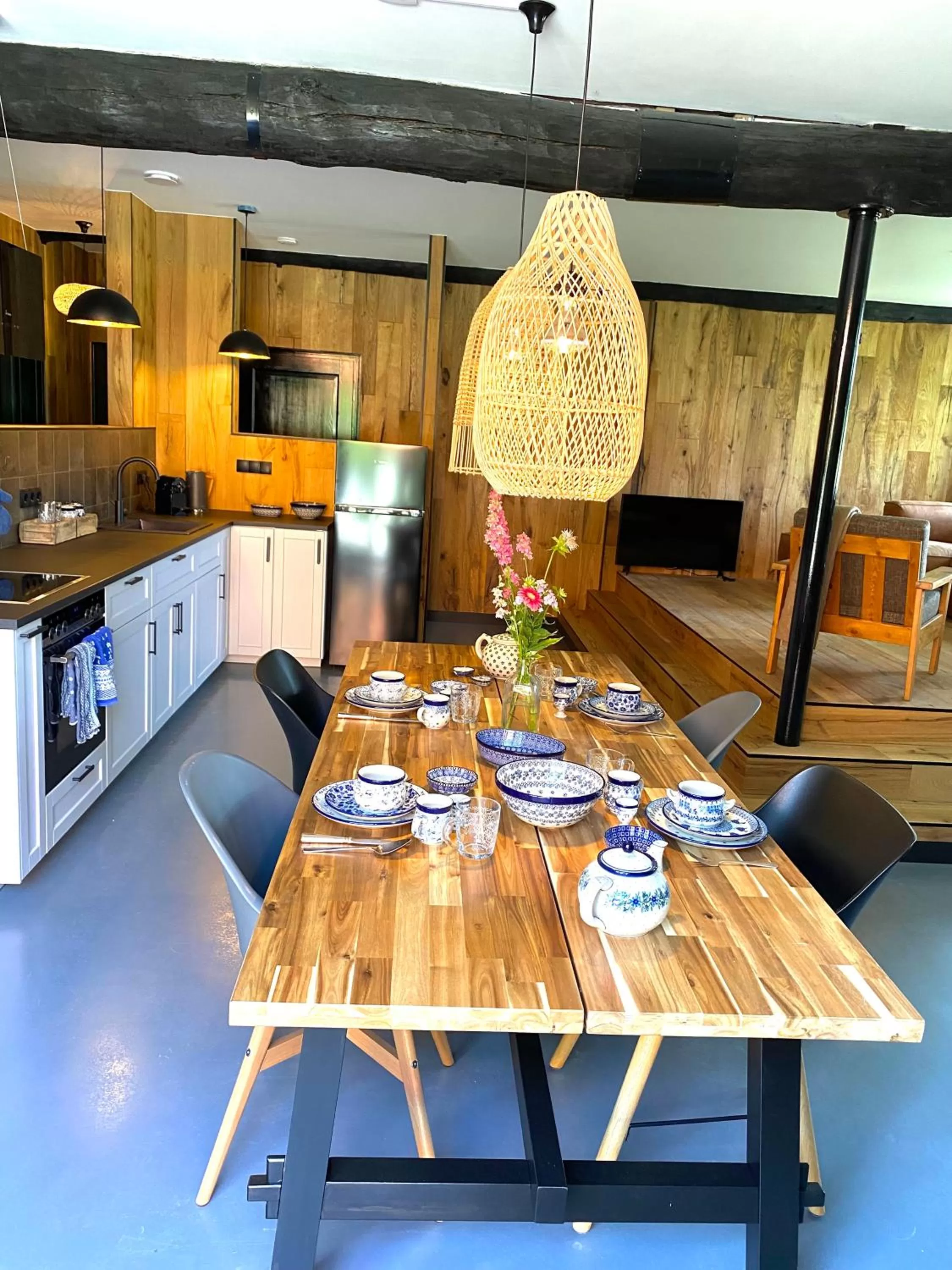 Kitchen or kitchenette, Dining Area in De Heeren Hoeve Carpe Diem
