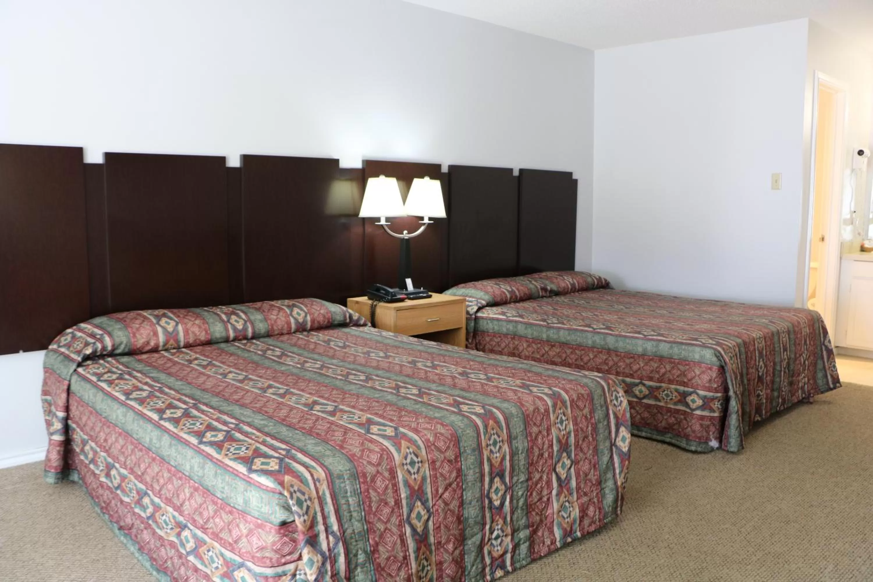 Bed in Bent Tree Motel