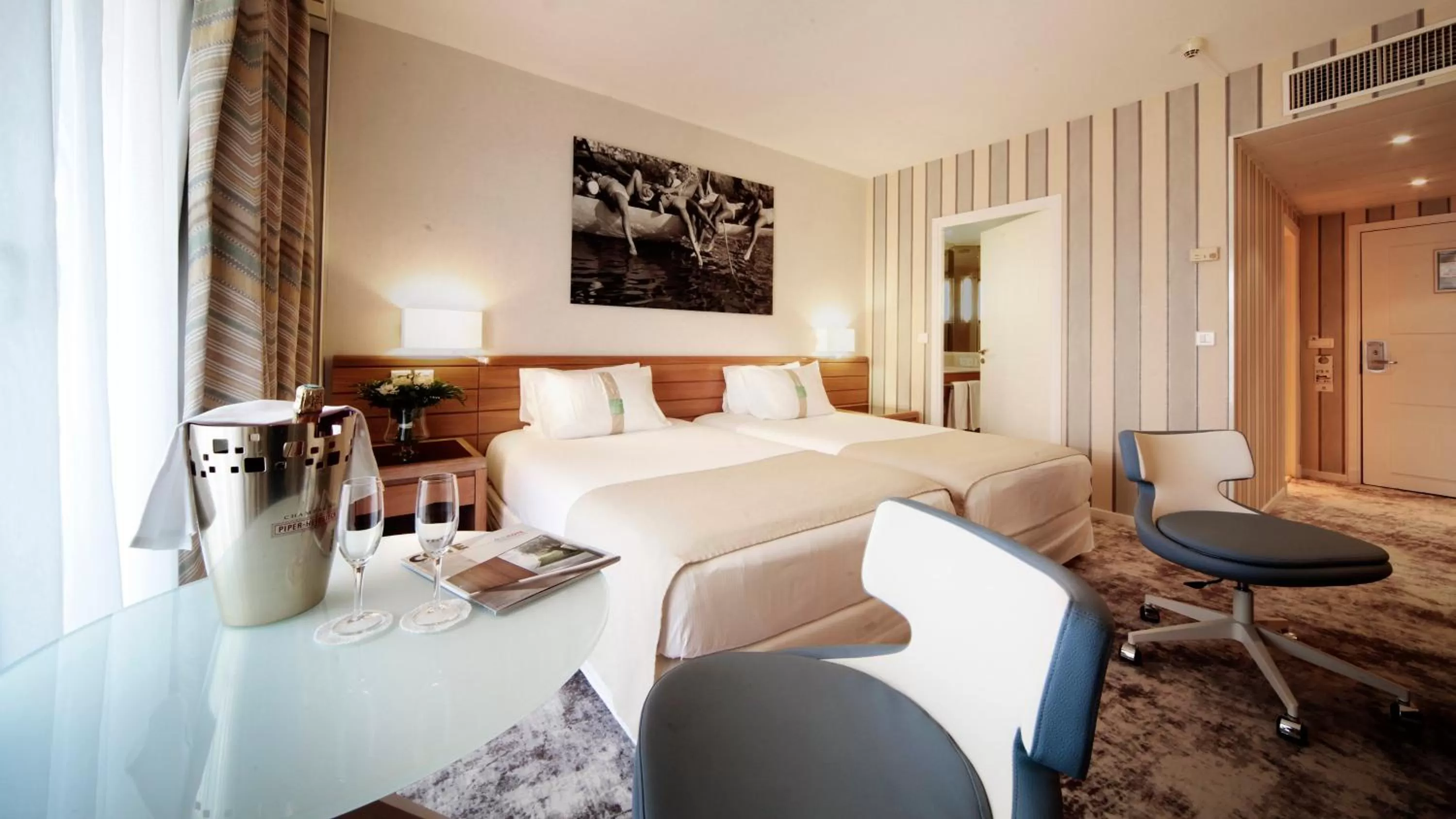 Photo of the whole room, Bed in Holiday Inn Nice - Port St Laurent by IHG