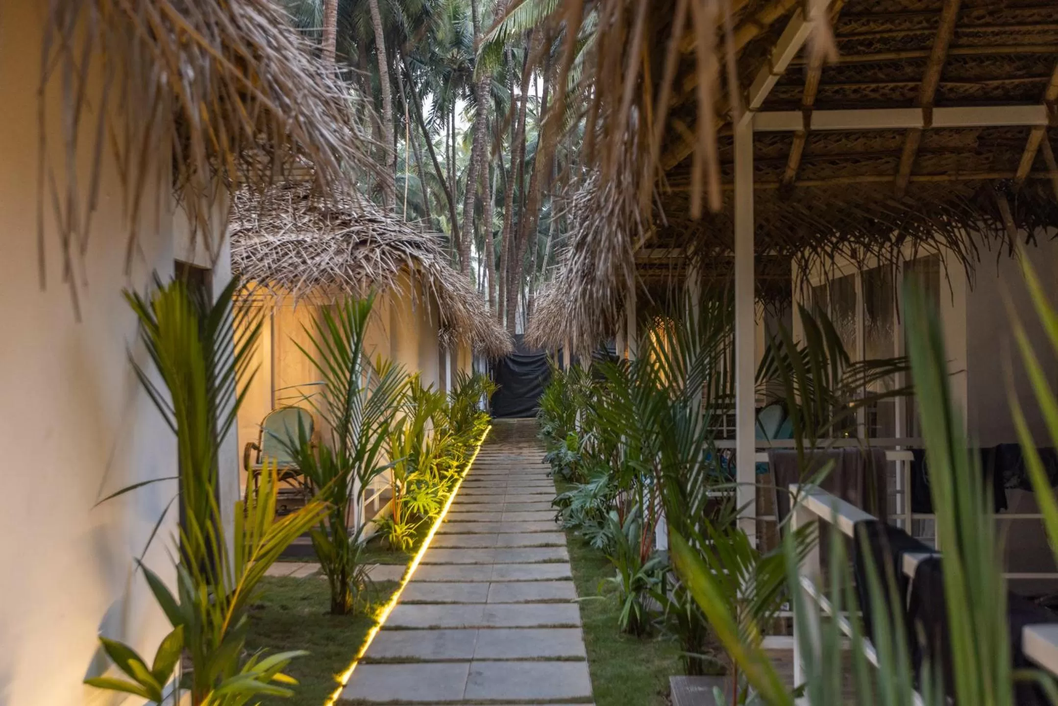 Garden in The Shore beach resort