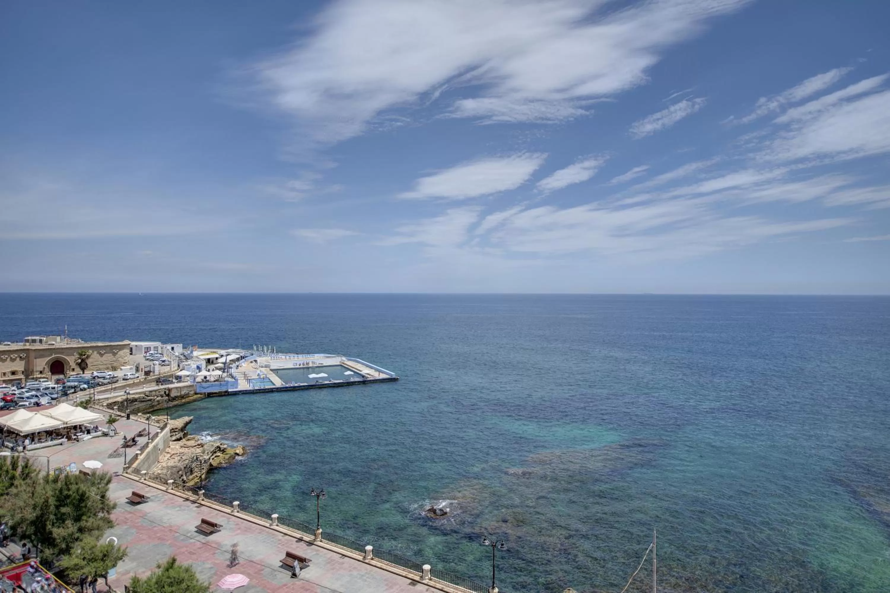 Sea view in Sliema Chalet Hotel