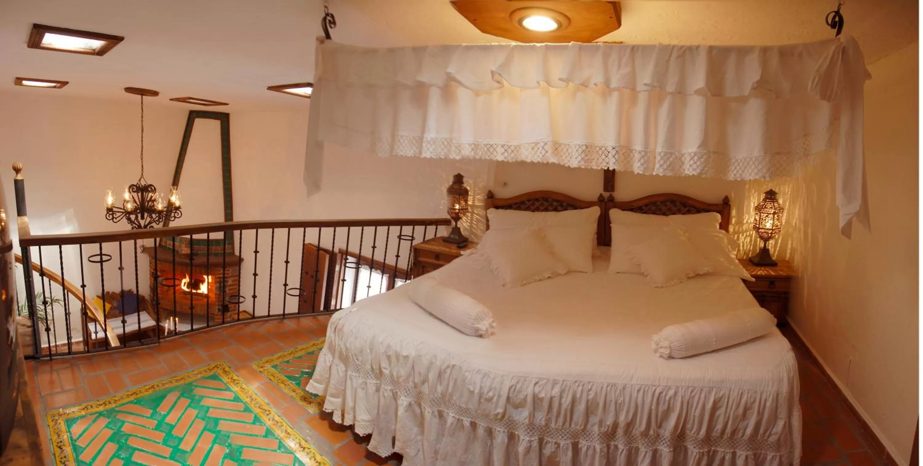 Bed in Posada Los Alcatraces