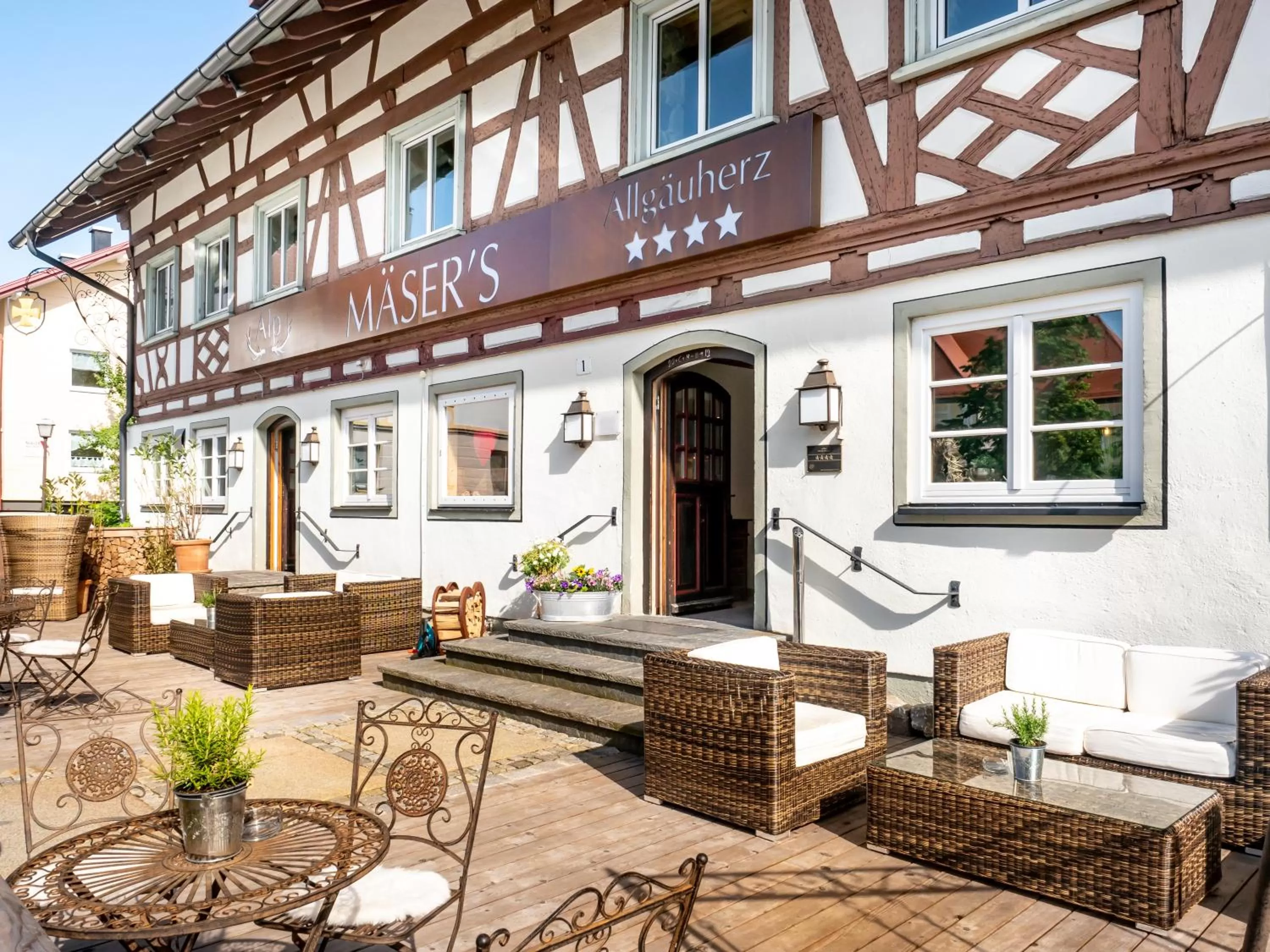 Facade/entrance in Mäsers Allgäuherz