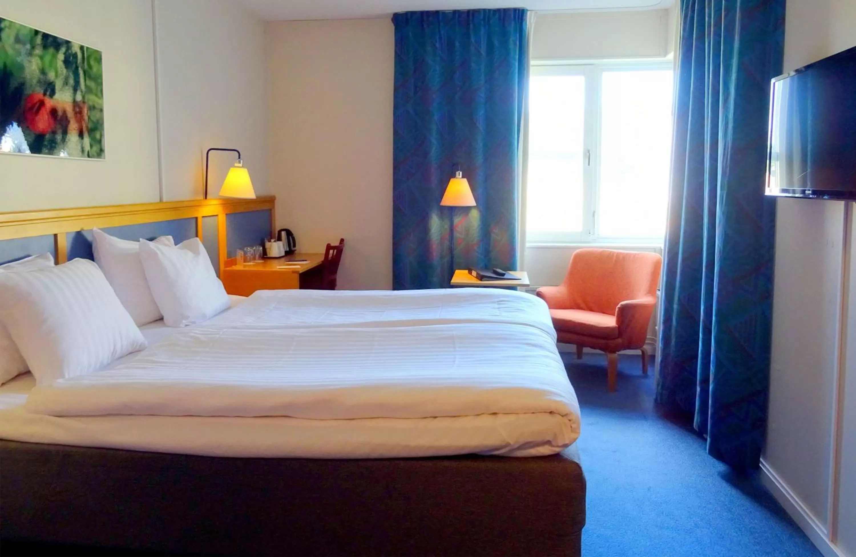 Bedroom, Bed in Hotell Erikslund