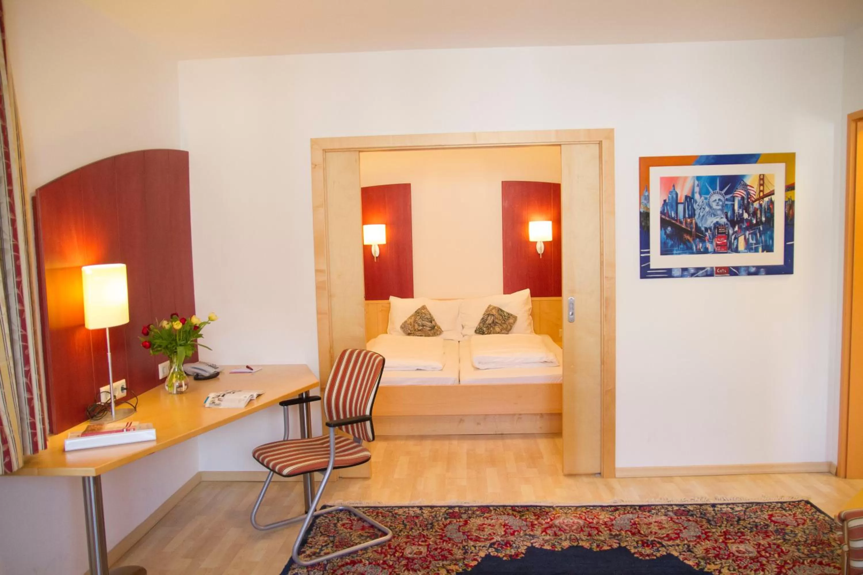 Photo of the whole room, Bed in Gastwirtschaft & Hotel Holzinger