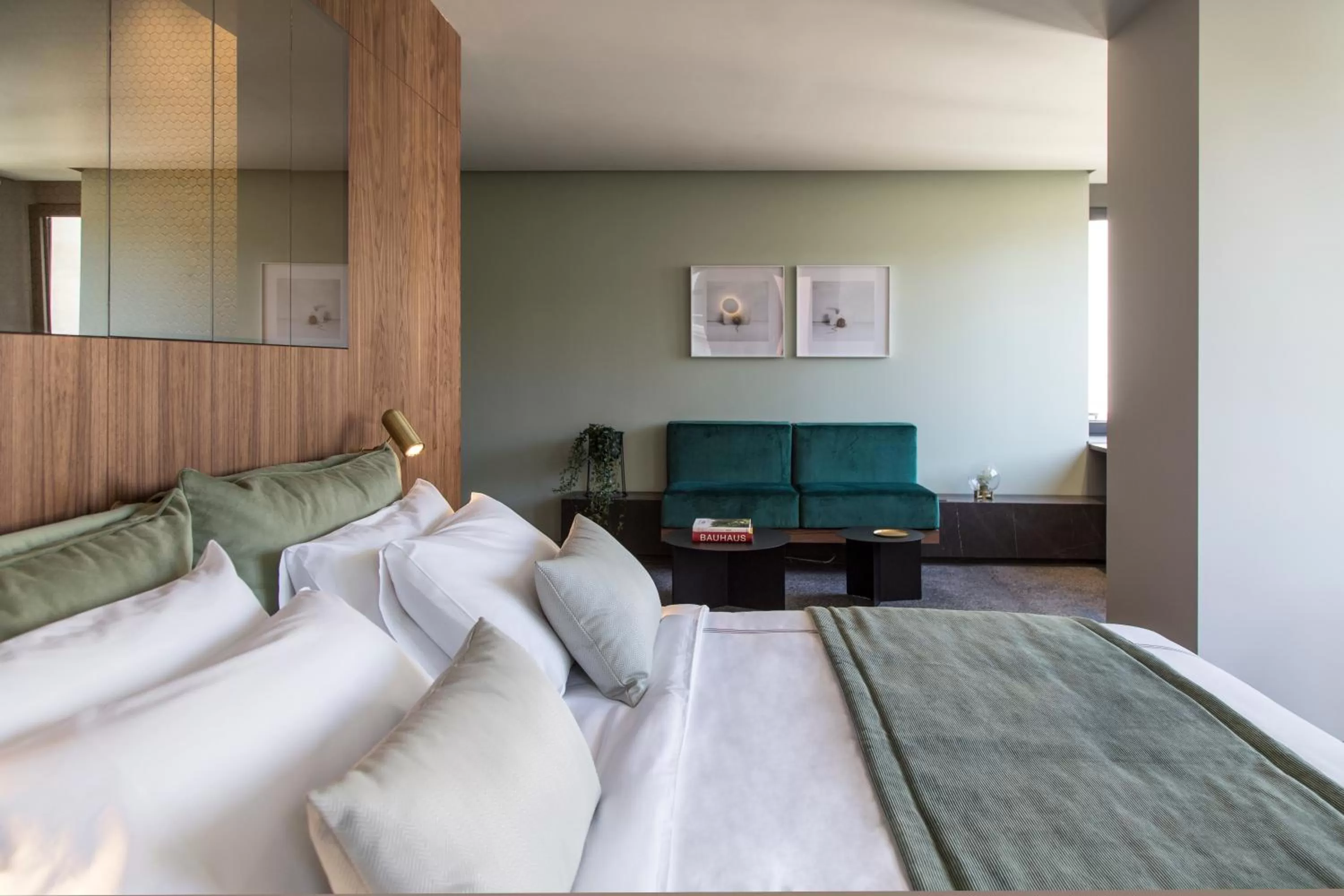 Bathroom, Bed in Perianth Hotel, a Member of Design Hotels