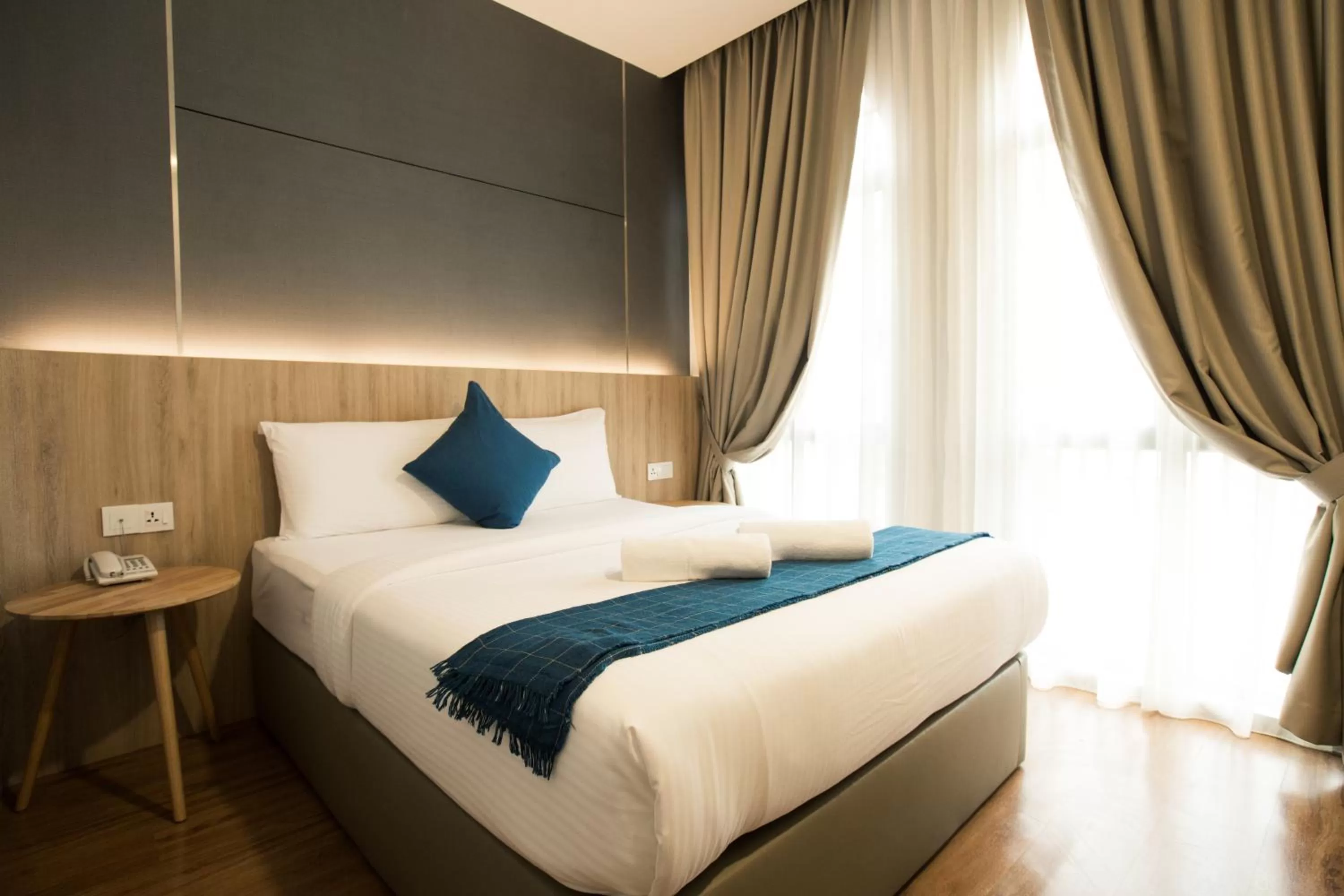 Bed in HOTEL CIQ, JALAN TRUS