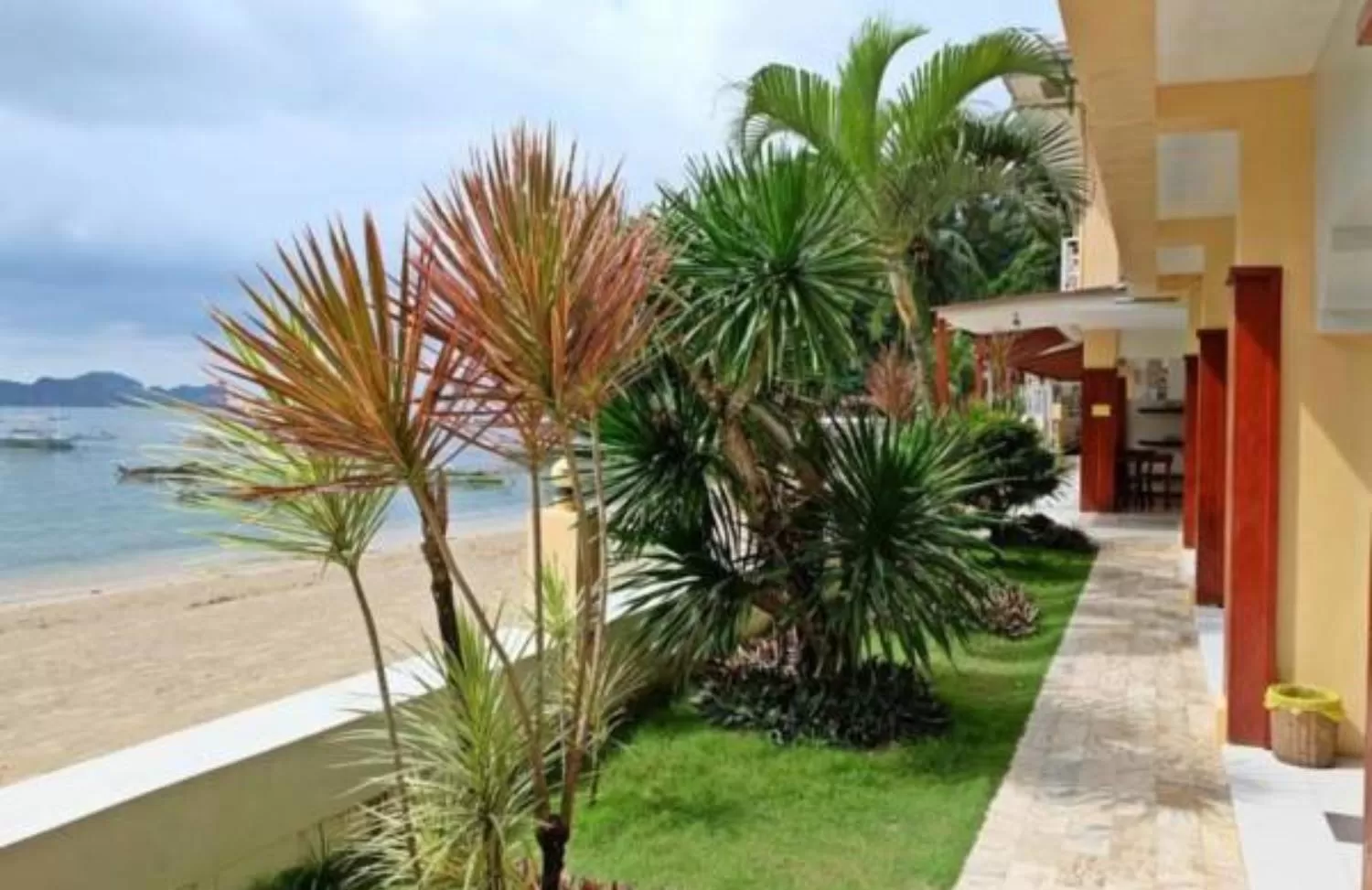 Balcony/Terrace in El Nido Beach Hotel