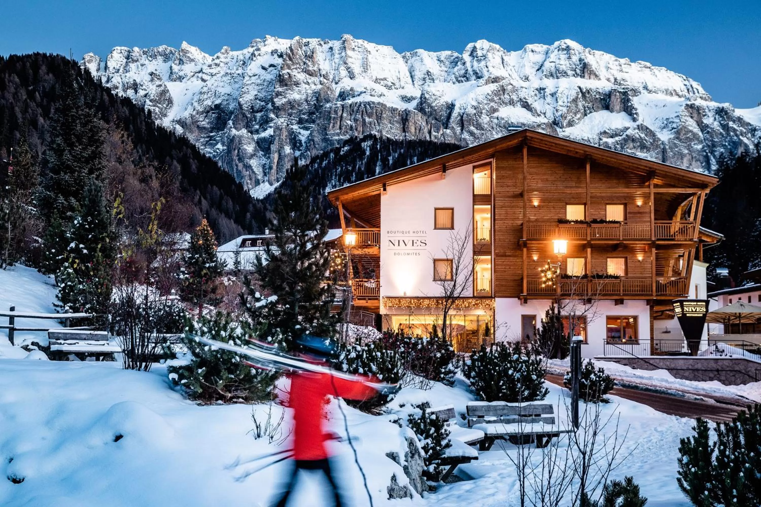 Property building in Boutique Hotel Nives - Luxury & Design in the Dolomites
