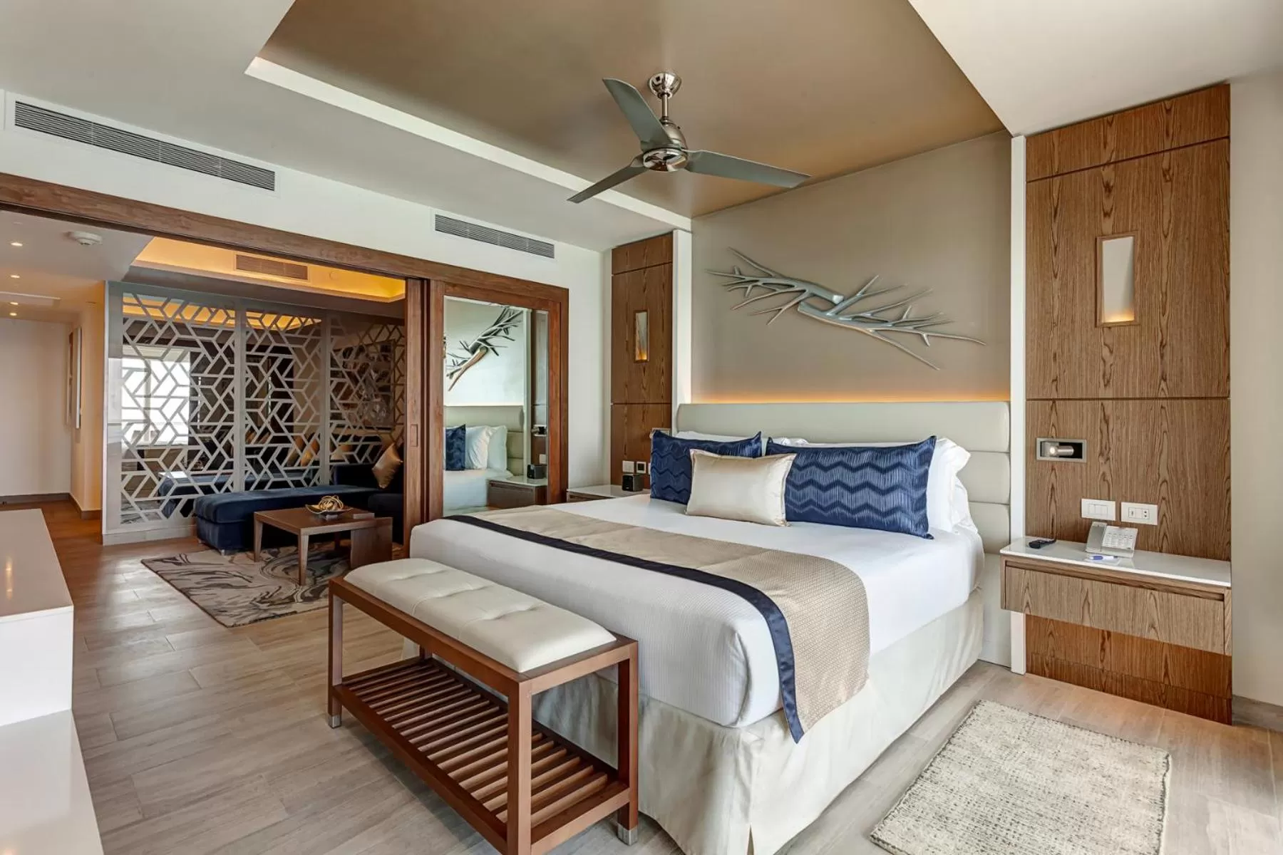 Bedroom, Bed in Royalton CHIC Cancun, An Autograph Collection All-Inclusive Resort - Adults Only