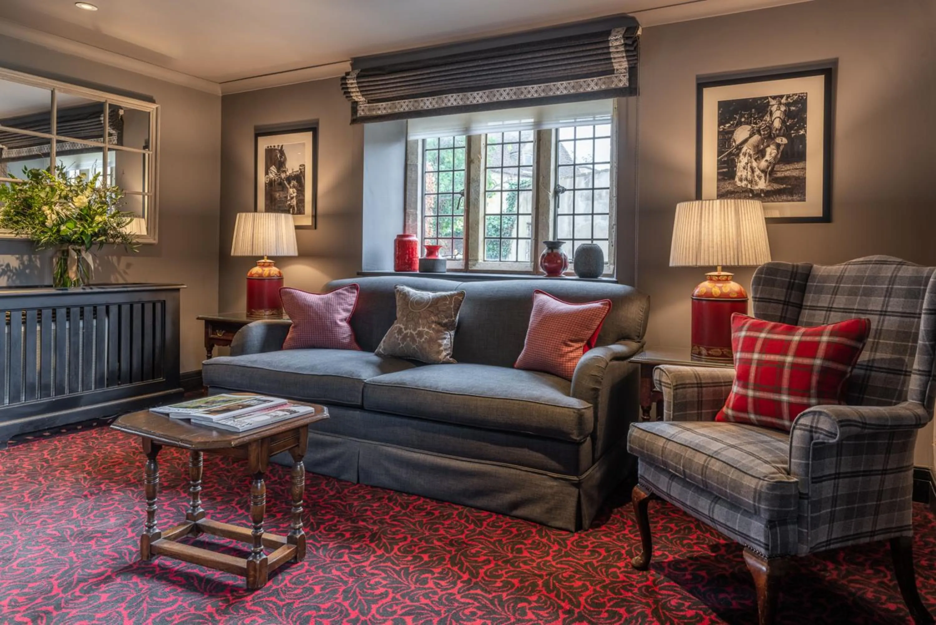 Living room in The Lygon Arms - an Iconic Luxury Hotel