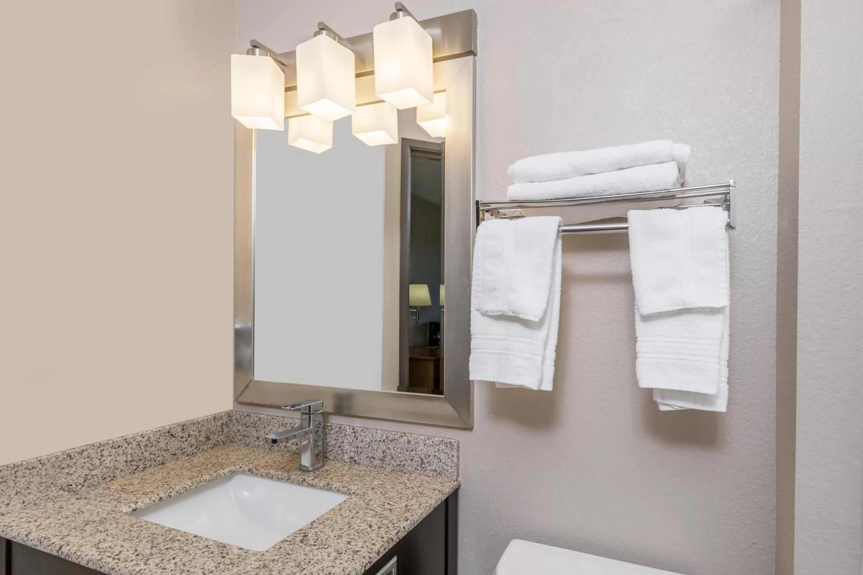 Bathroom in Super 8 by Wyndham Sioux City South