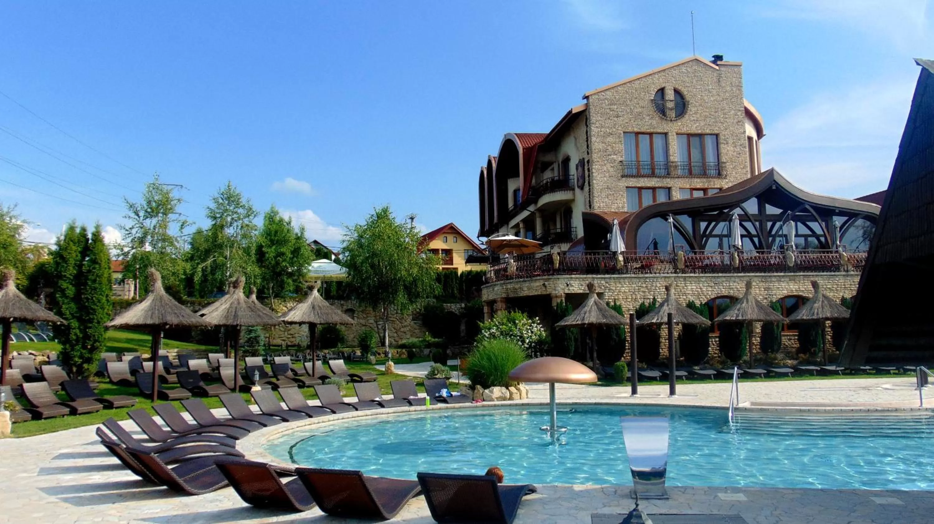 Swimming pool in Castel Transilvania