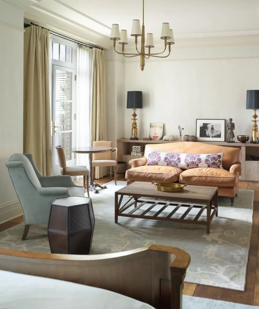 Living room in The Greenwich Hotel