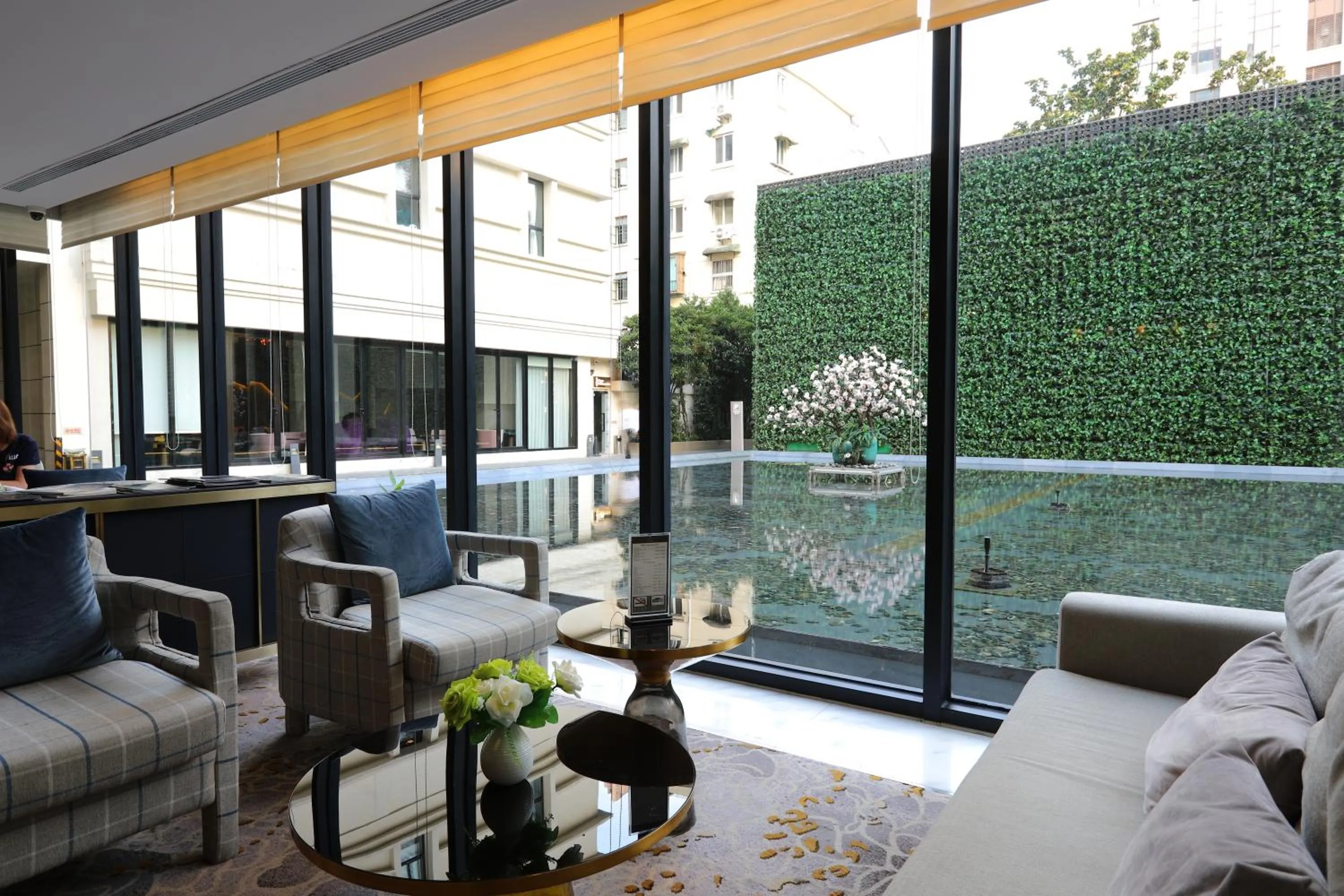 Decorative detail in Metropolo Dahua Hotel Shanghai