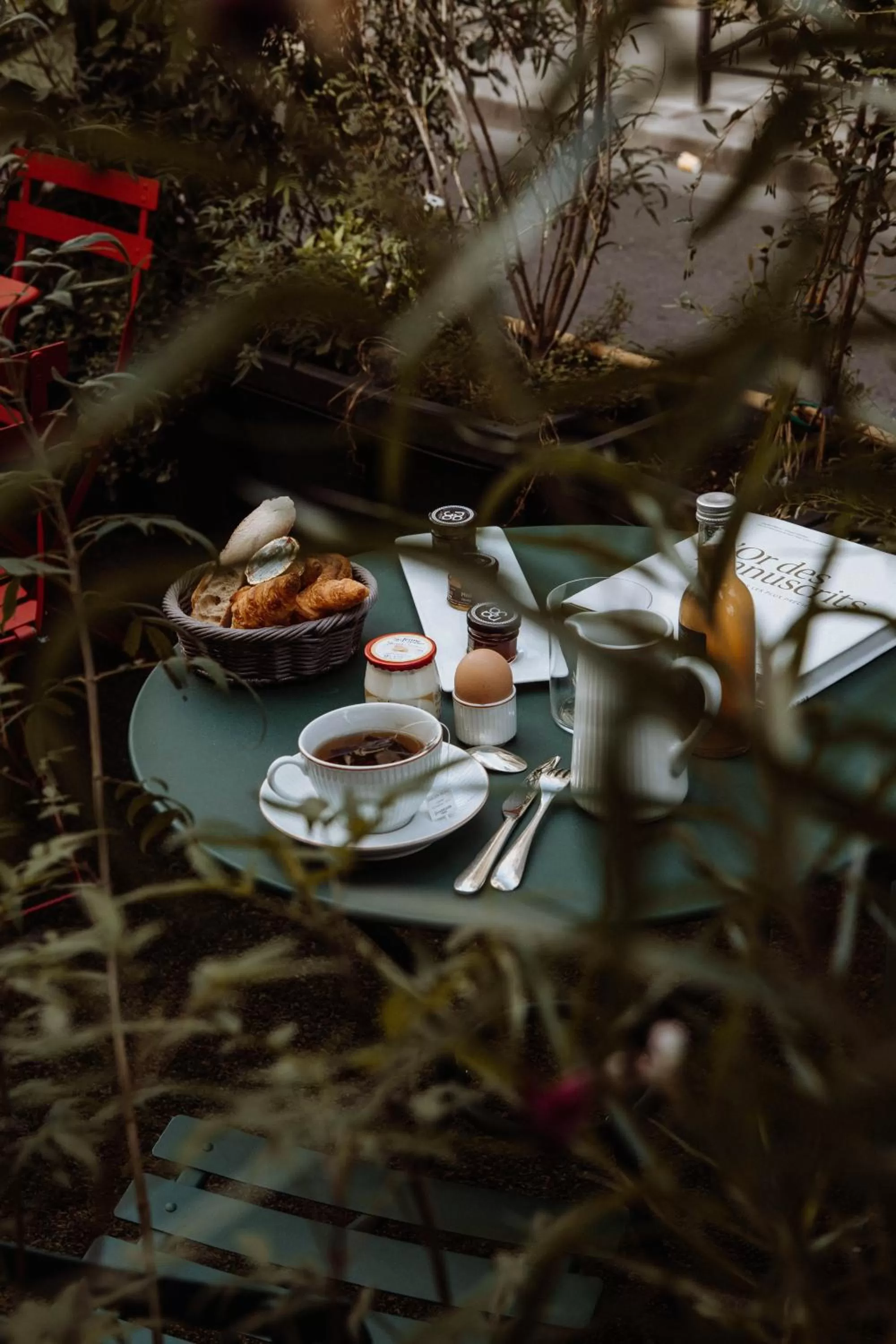 Balcony/Terrace in Hôtel de Lille - Saint-Germain des Près