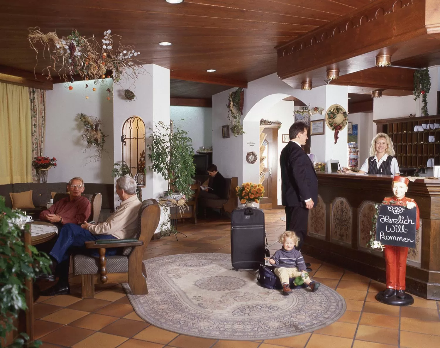 Lobby or reception in Isar Hotel