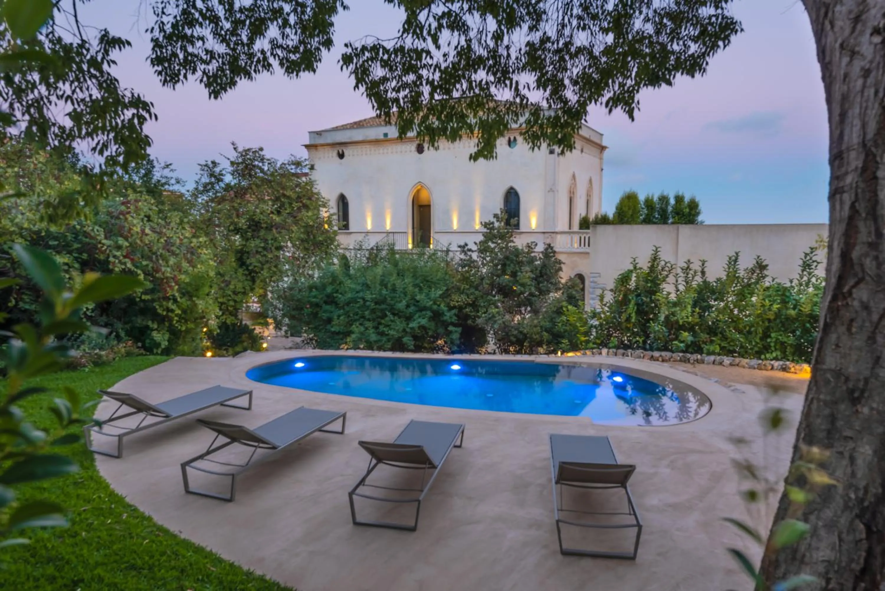 Pool view in Villa Boscarino Boutique Hotel & Spa