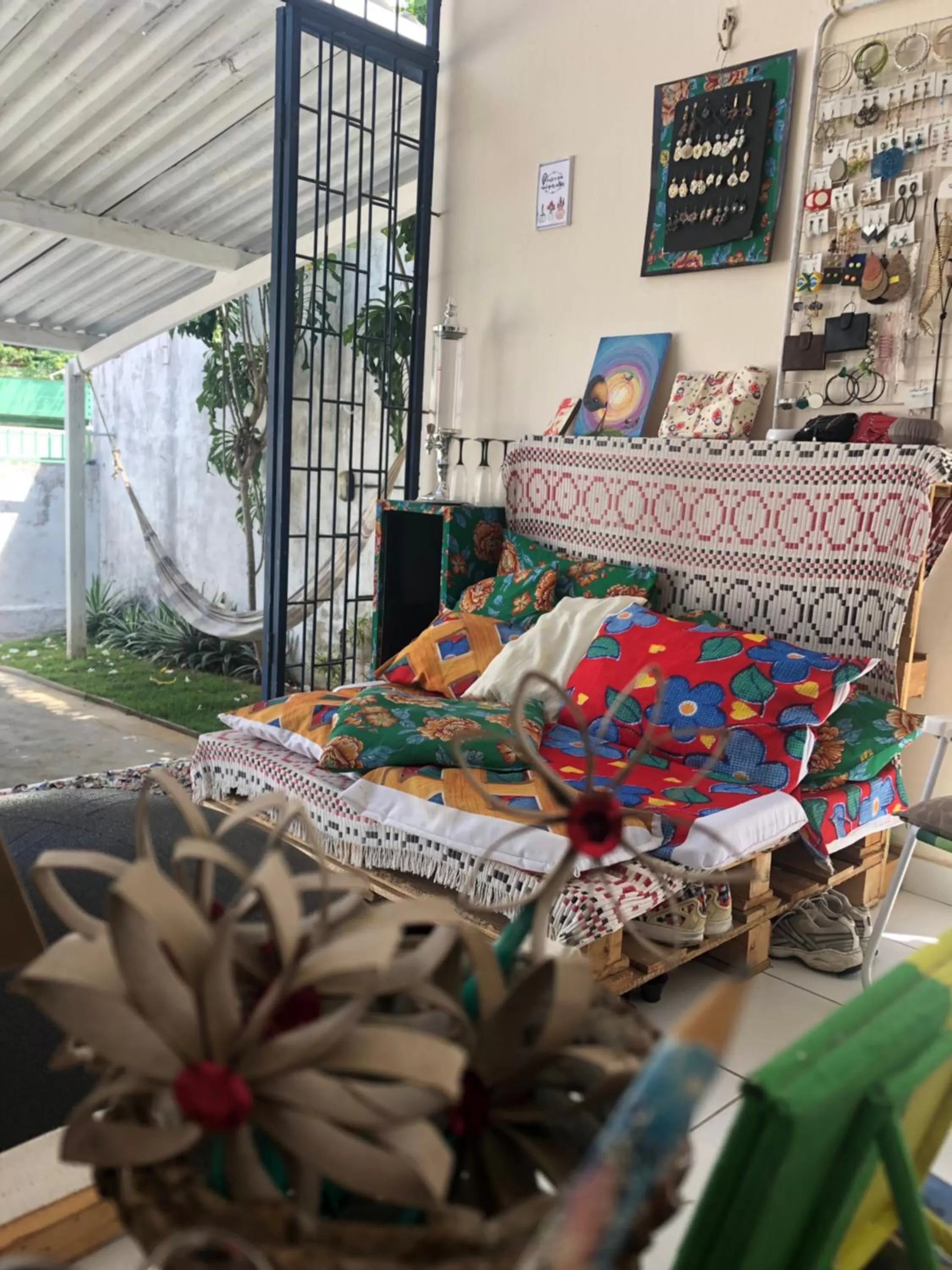 Patio in Hostel Das Canárias