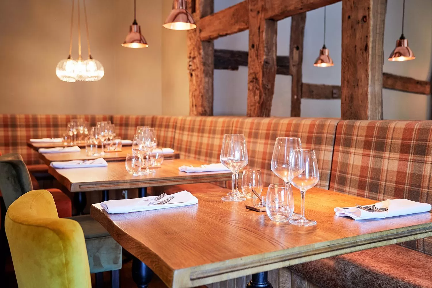 Dining area in The New Inn