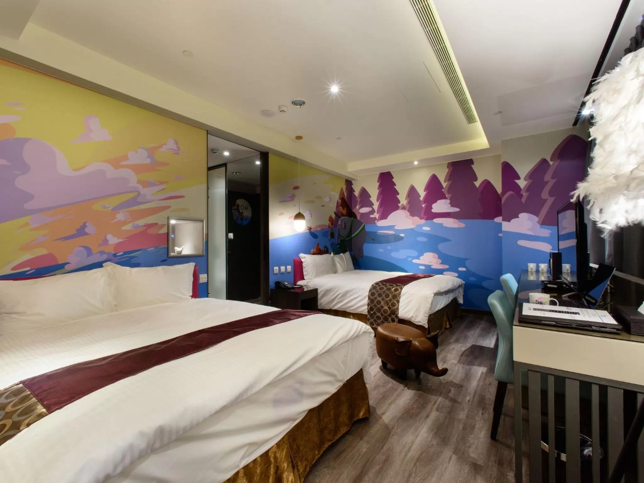 Bedroom, Bed in Stay Hotel - Taichung Zhongqing