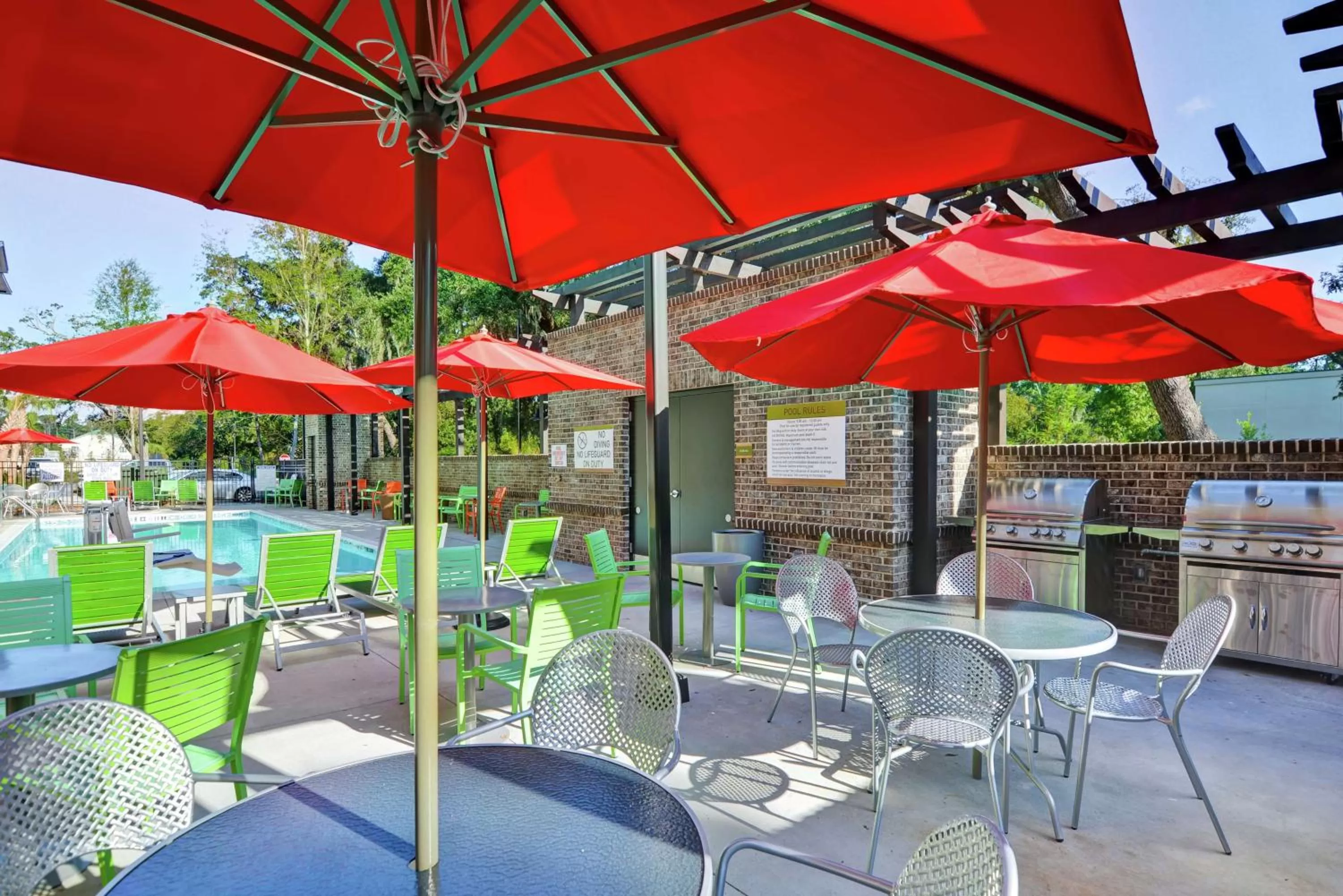 Pool view in Home2 Suites By Hilton Hilton Head